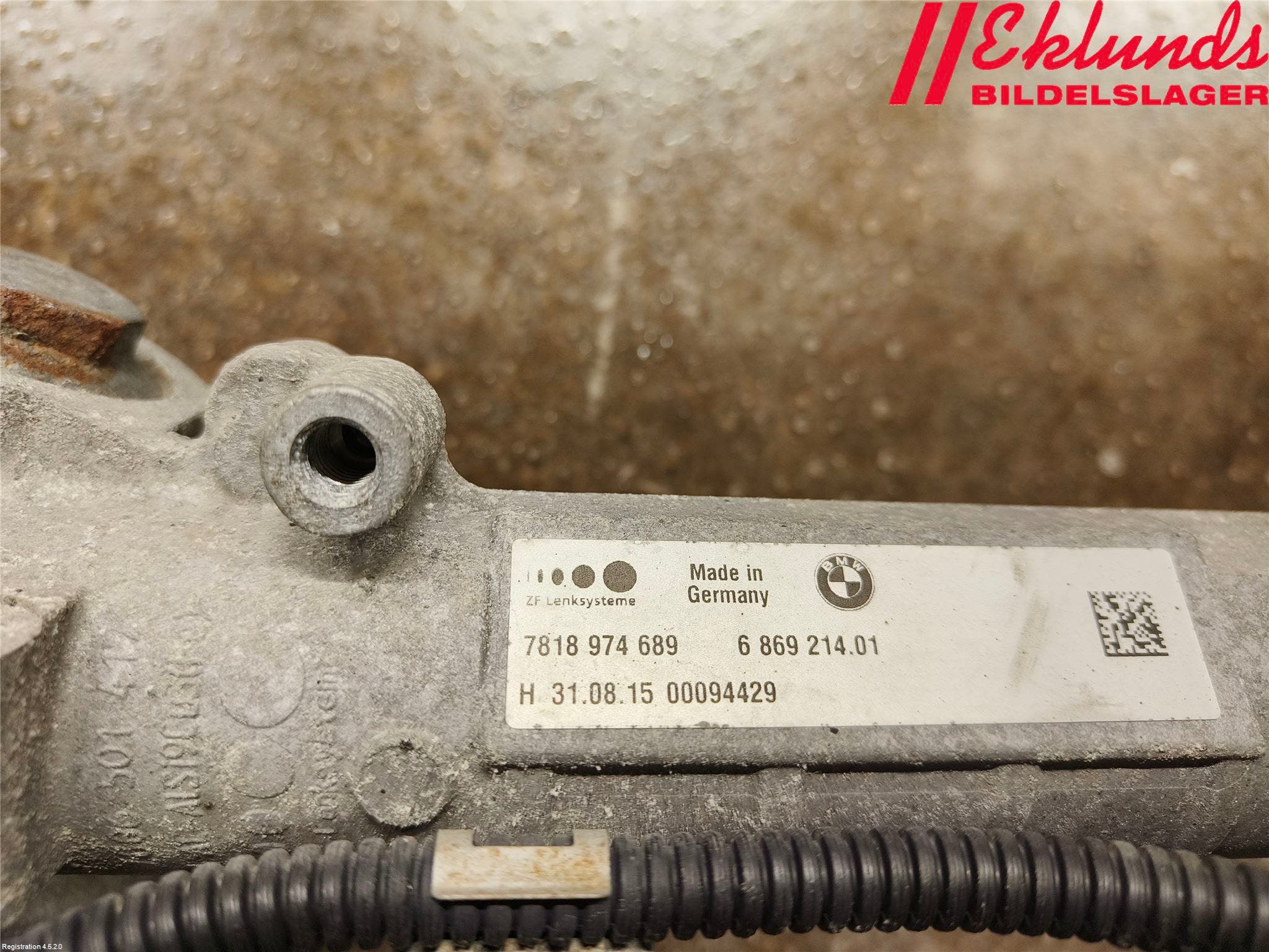 BMW 5 F10/F11/F18 09-17 Styrväxel-Snäcka Elektrisk