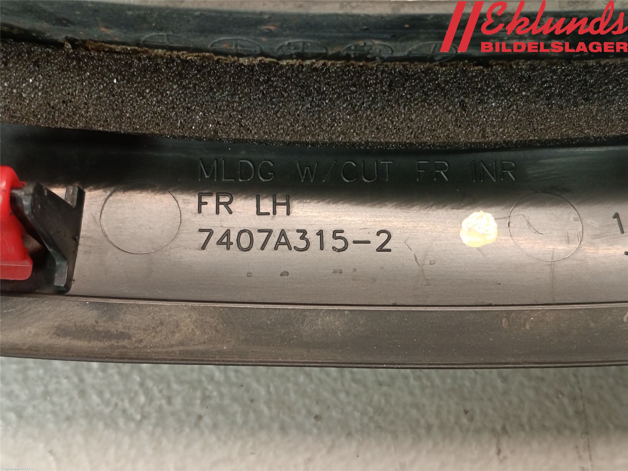 Mitsubishi OUTLANDER 13-21 List Skärmkant