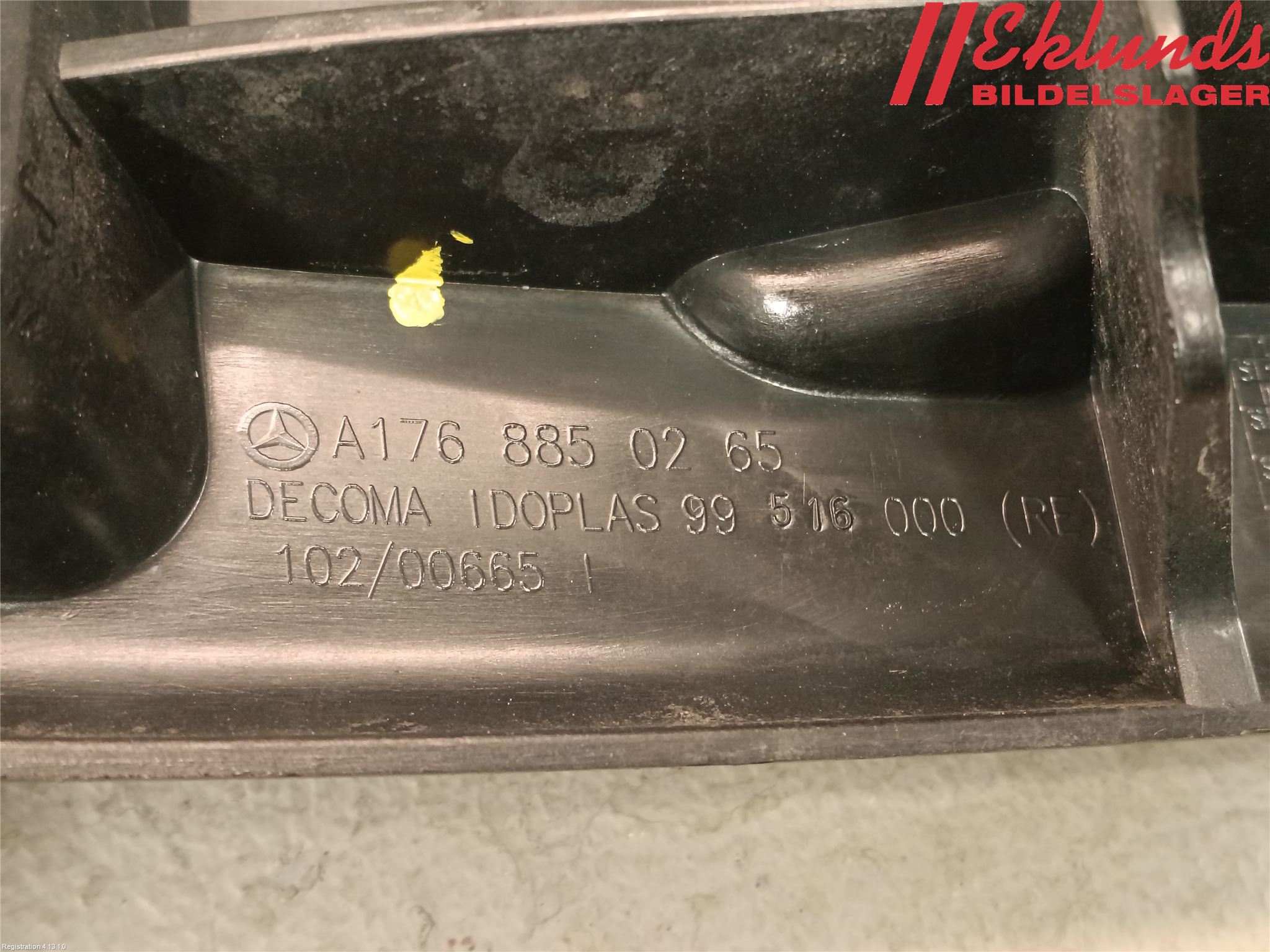 Mercedes-Benz MB A-KLASS (W176) 13-18 Stötfångarfäste Bak Hö