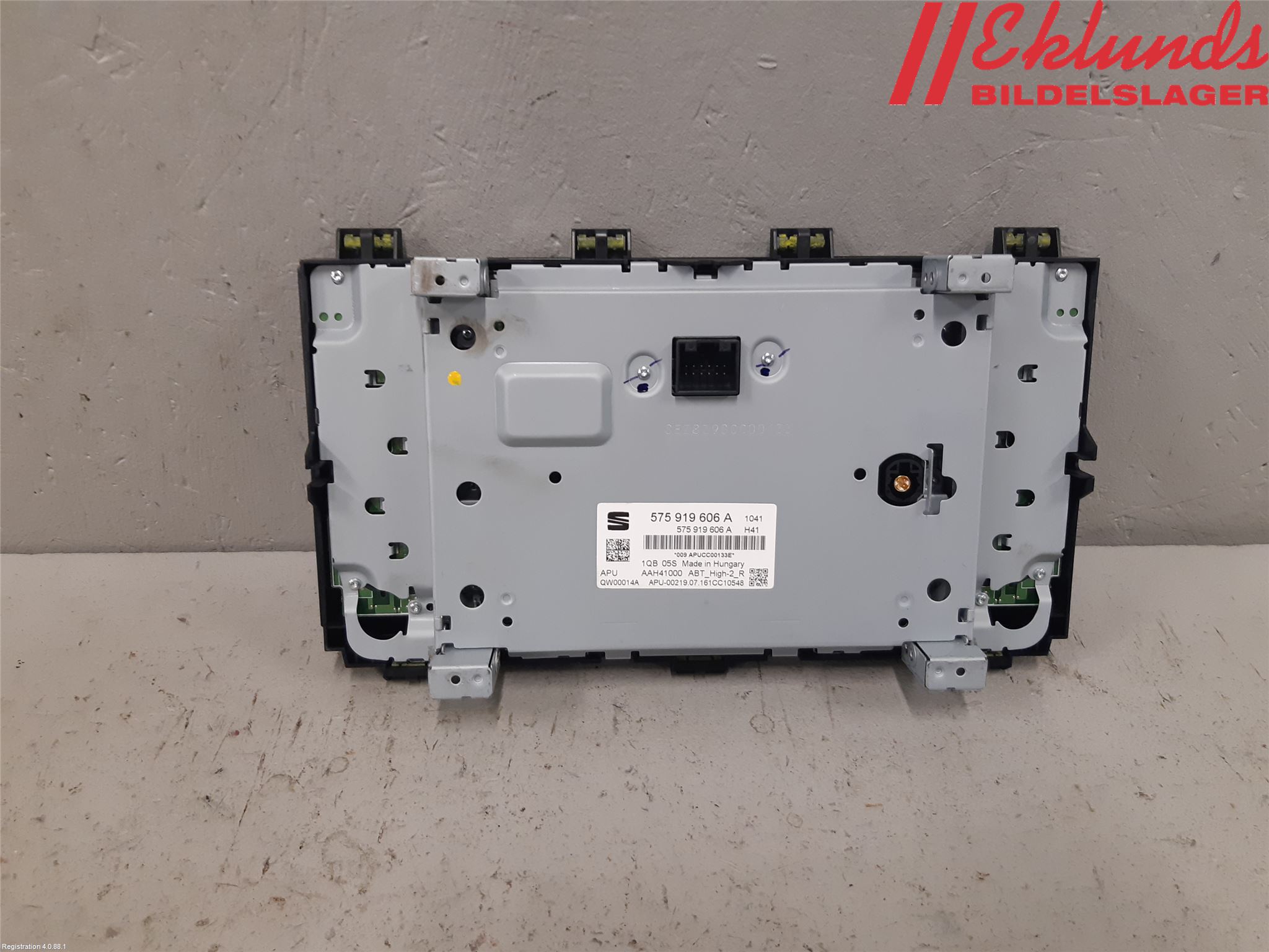 Seat ATECA 16->> Cd Radio - Multimediapanel