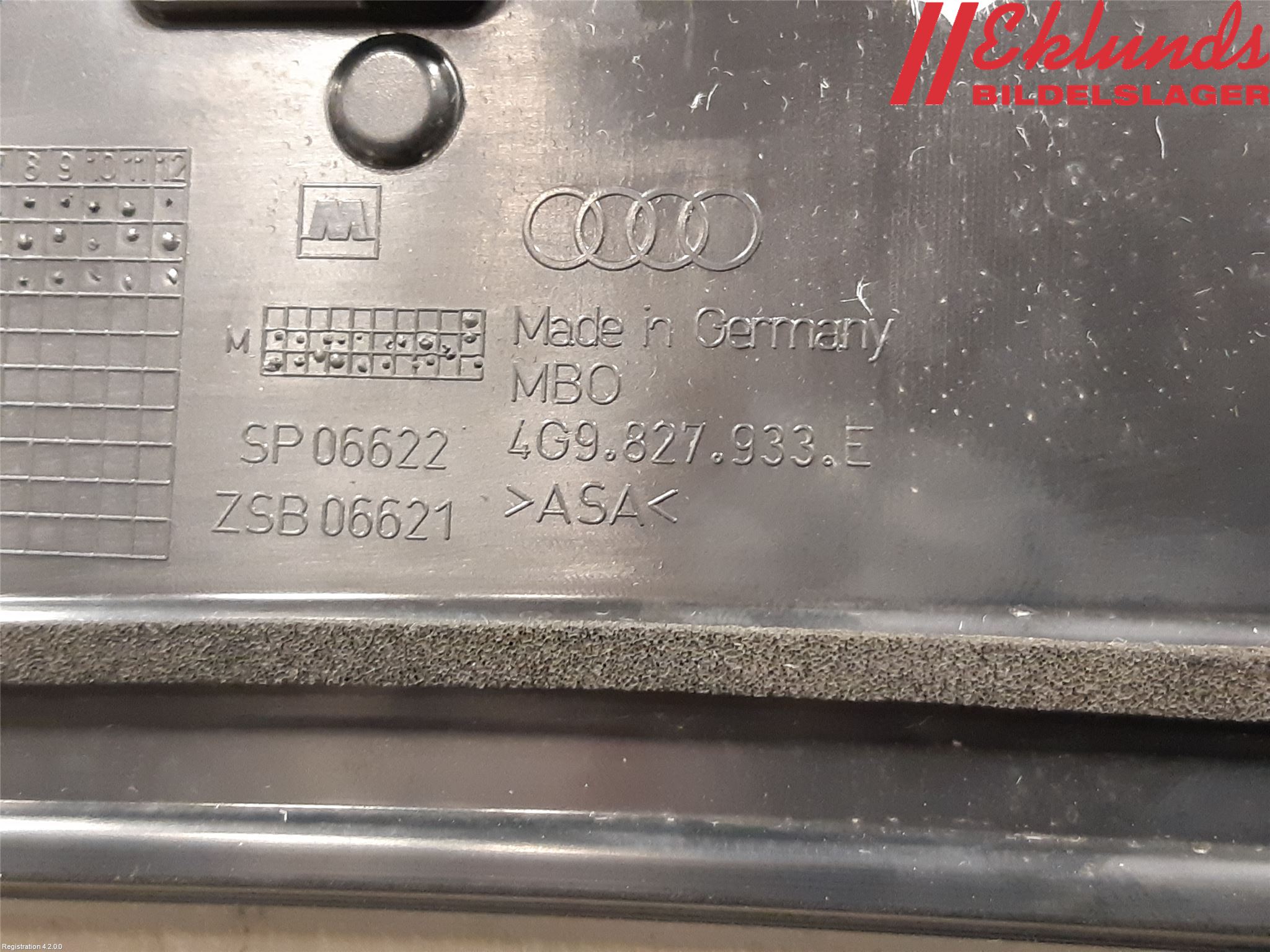 Audi A6/S6 4G 11-18 Spoiler Baklucka