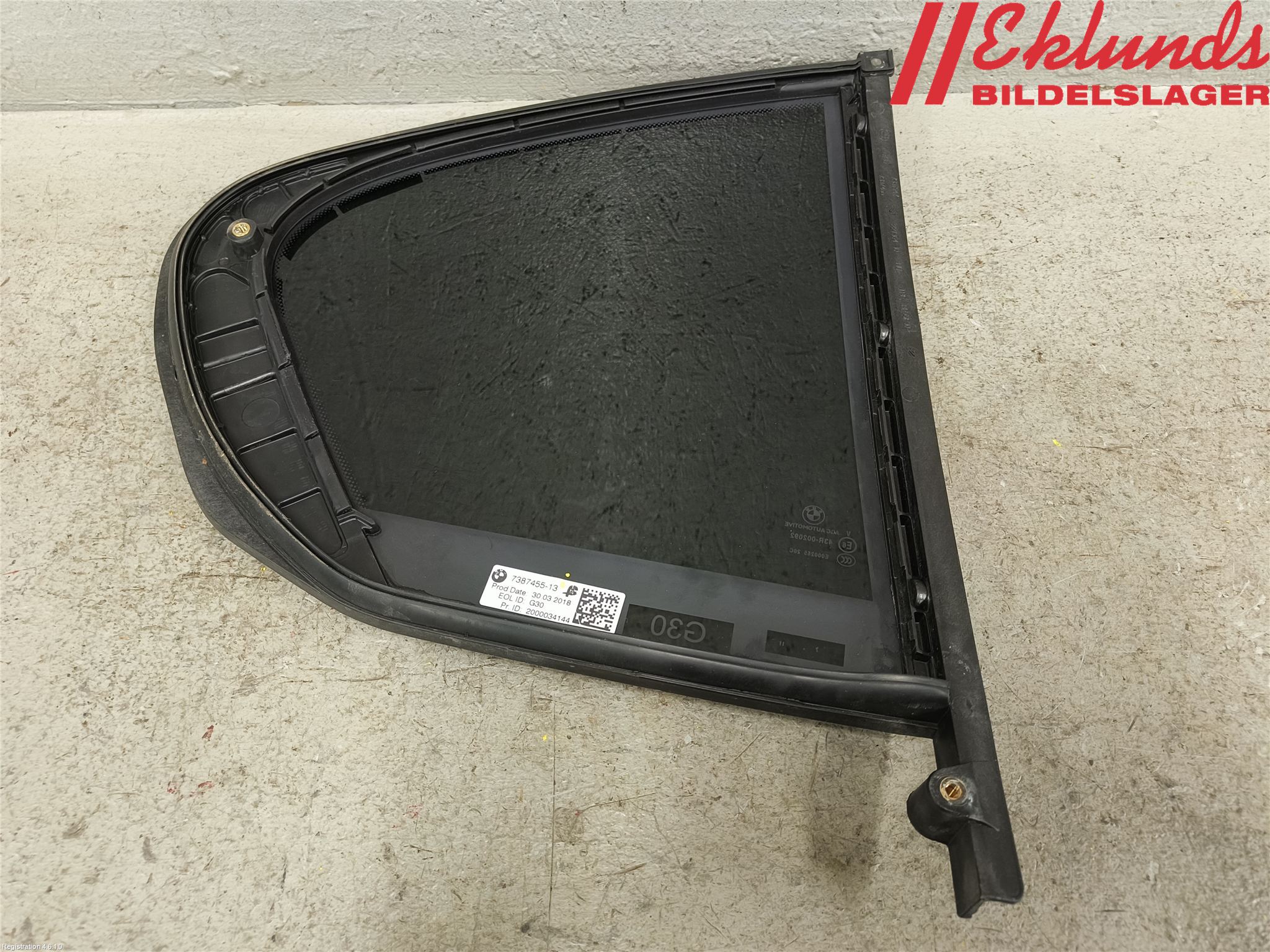 BMW 5 G30/G31/F90 17-23 Dörruta Bak Lilla Vä