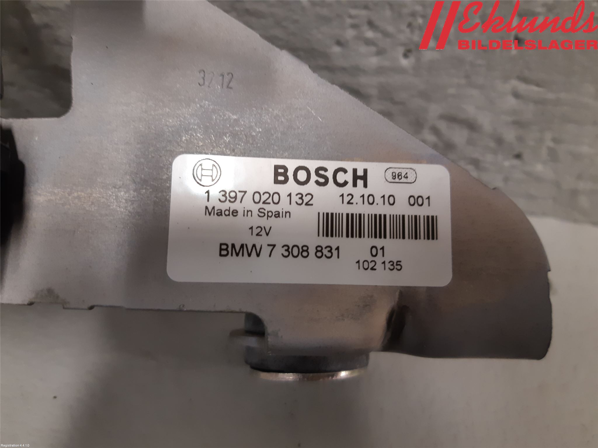 BMW 5 F10/F11/F18 09-17 Låskista Baklucka