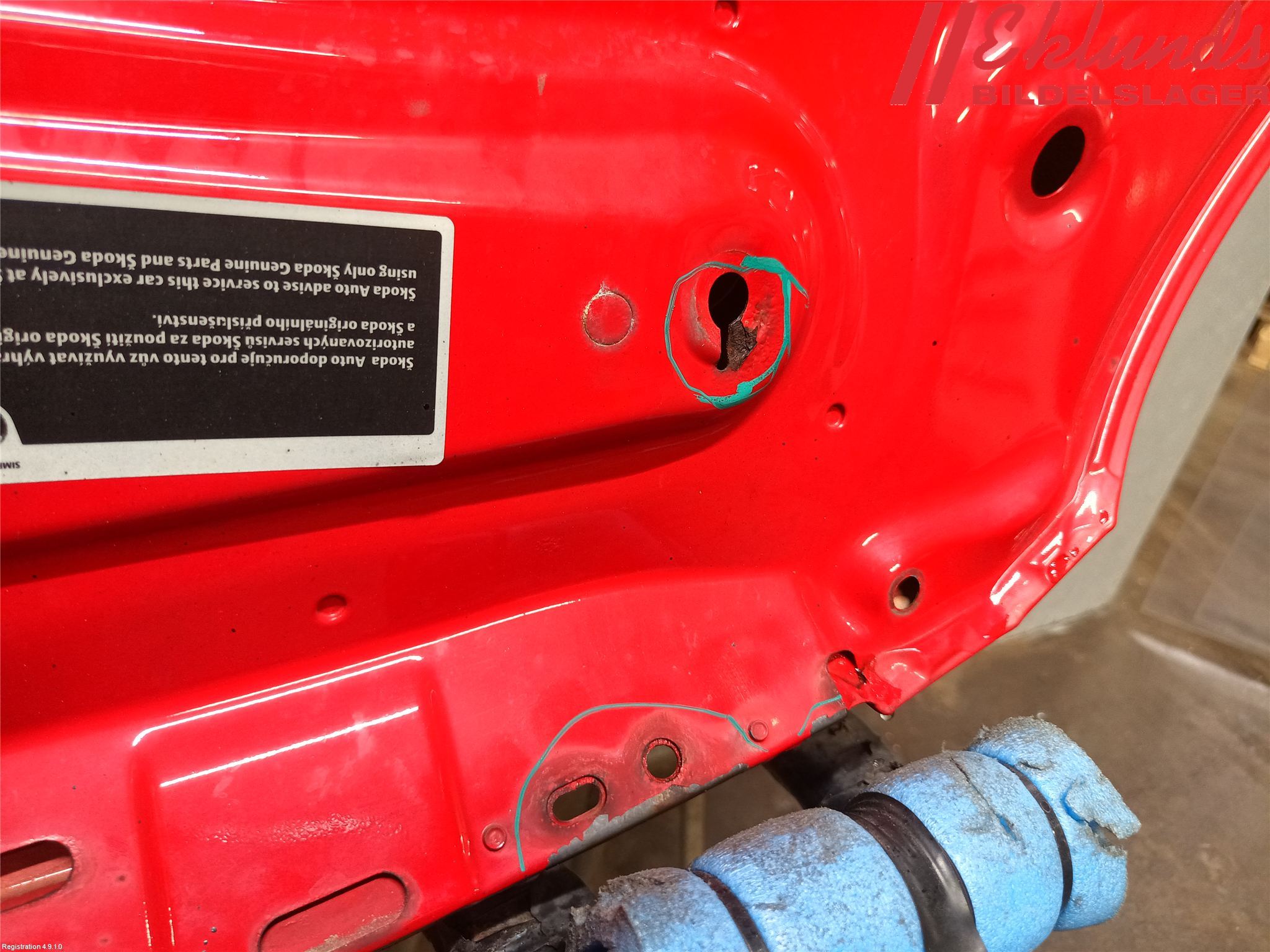 Skoda FABIA 07-14 Huv Fram