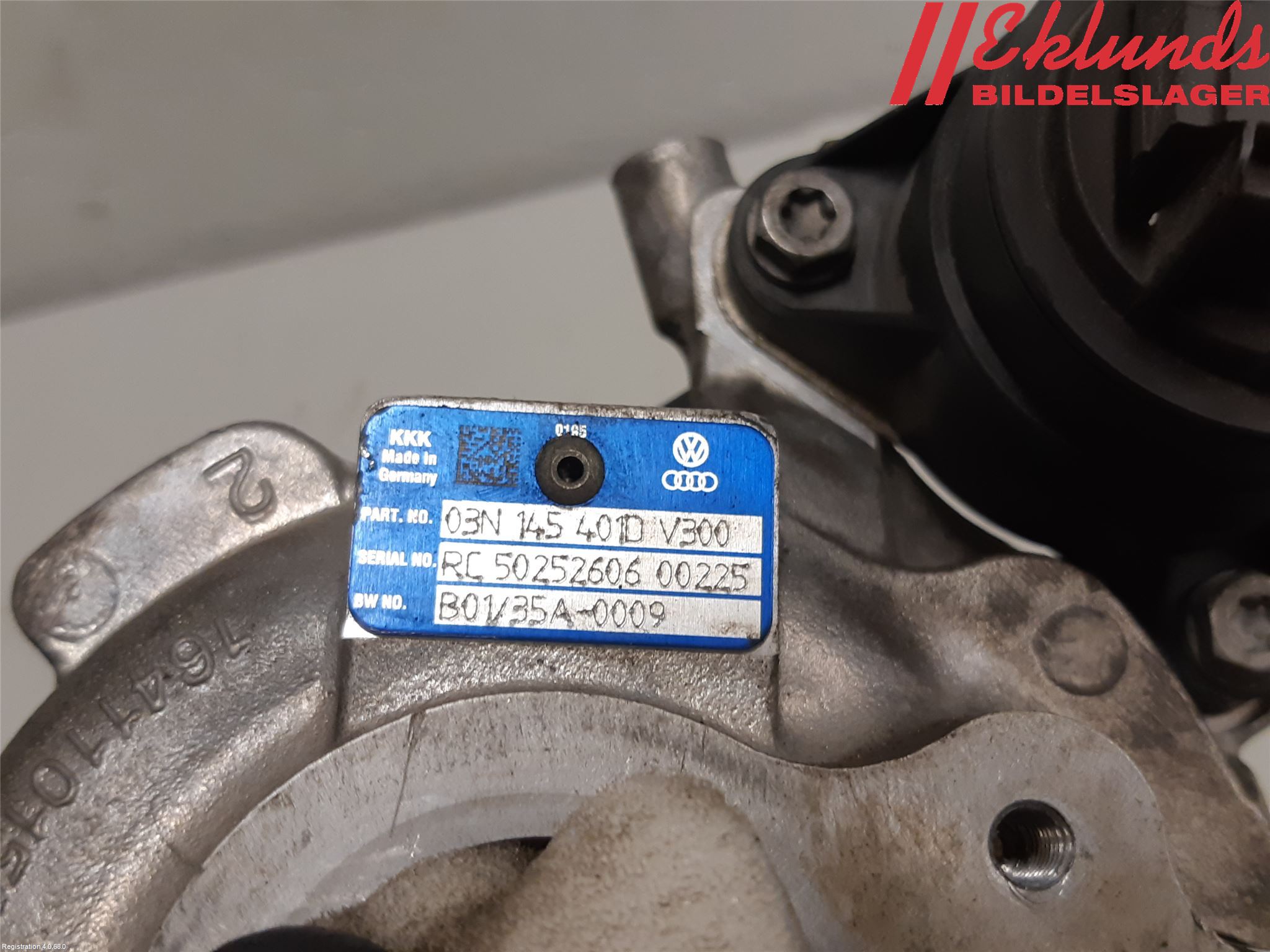 Volkswagen VW PASSAT 15-19 Turboaggregat