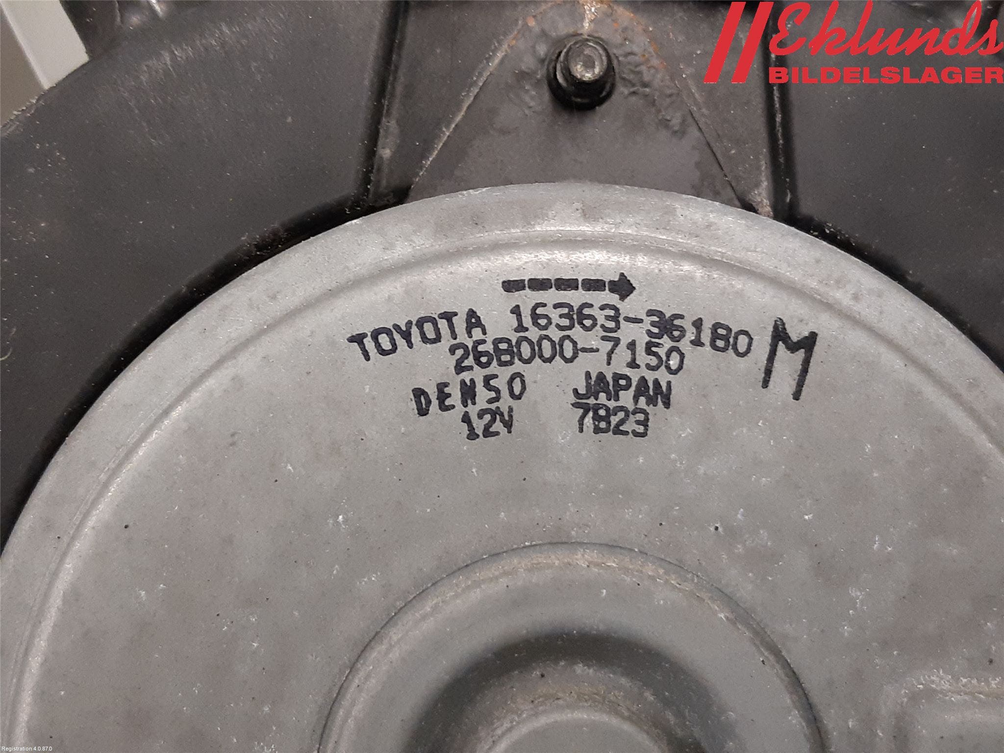 Toyota RAV4 13-18 Kylfläkt El