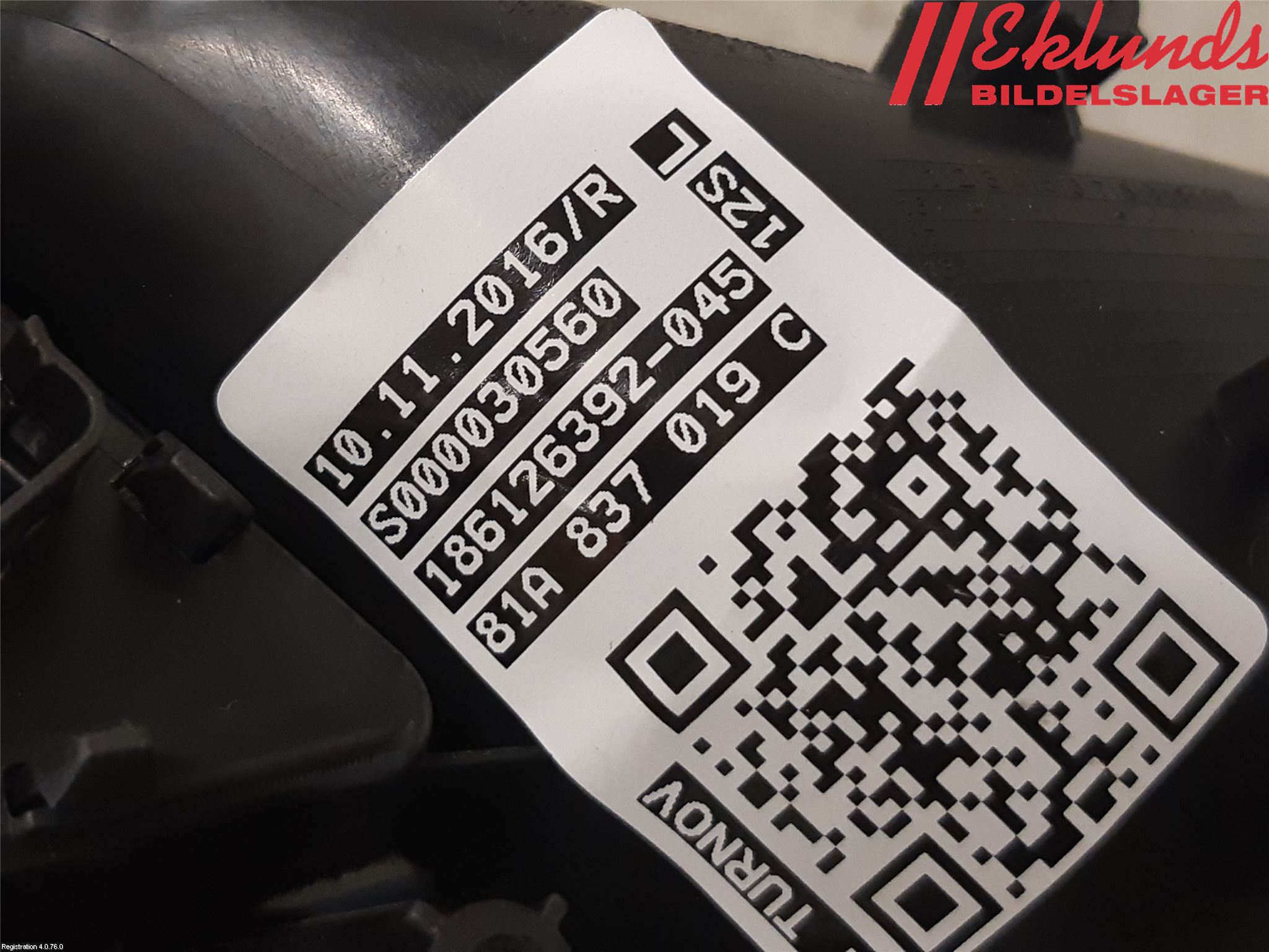 Audi Q2/SQ2 17- Dörrhandtag Inre Vä