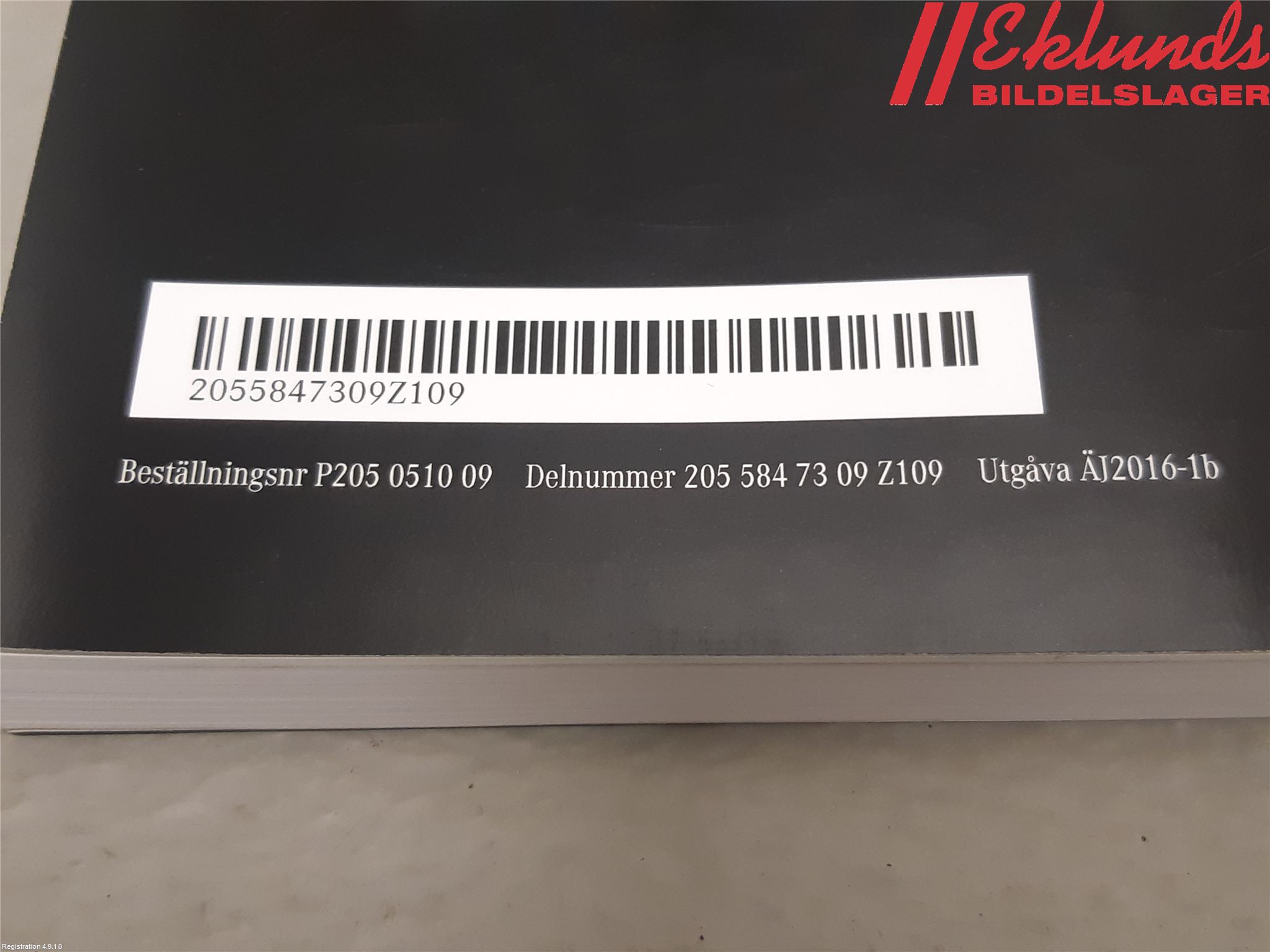 Mercedes-Benz MB C-KLASS (W205) 14-21 Instruktionsbok