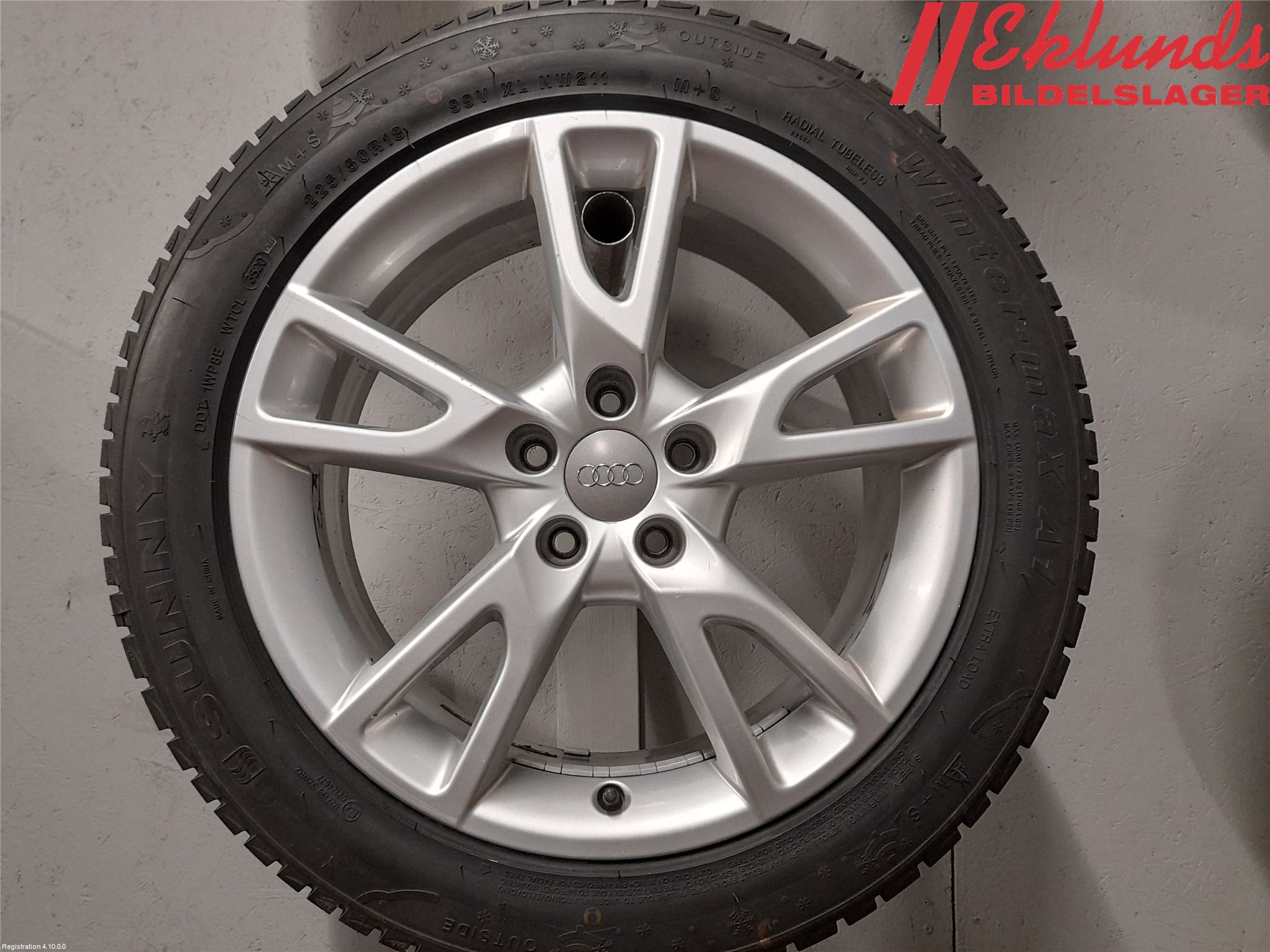 Audi A6/S6 4G 11-18 Vinterdäck Alumfälg 4St