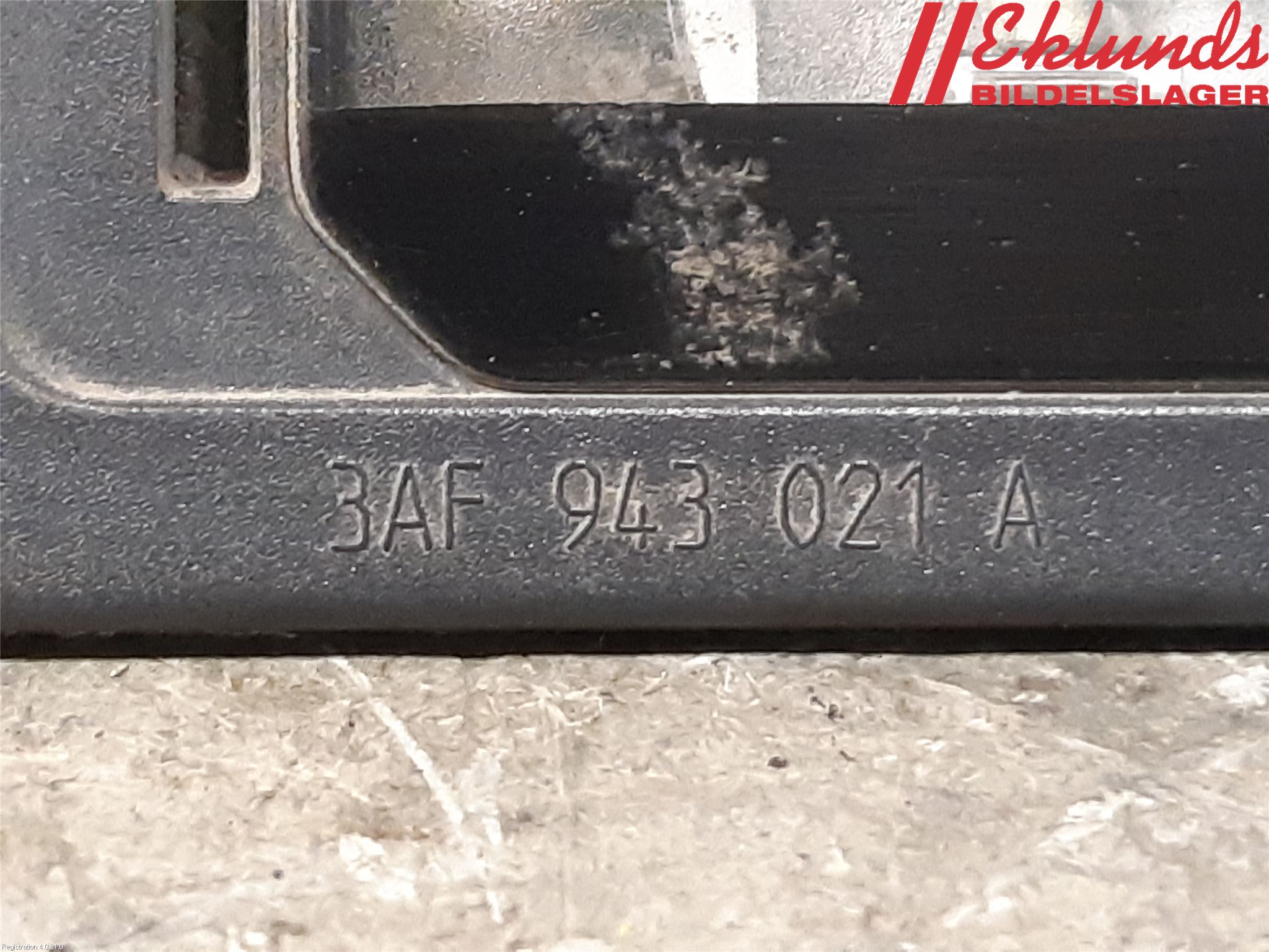 Volkswagen VW PASSAT 11-14 Skylt Belysning