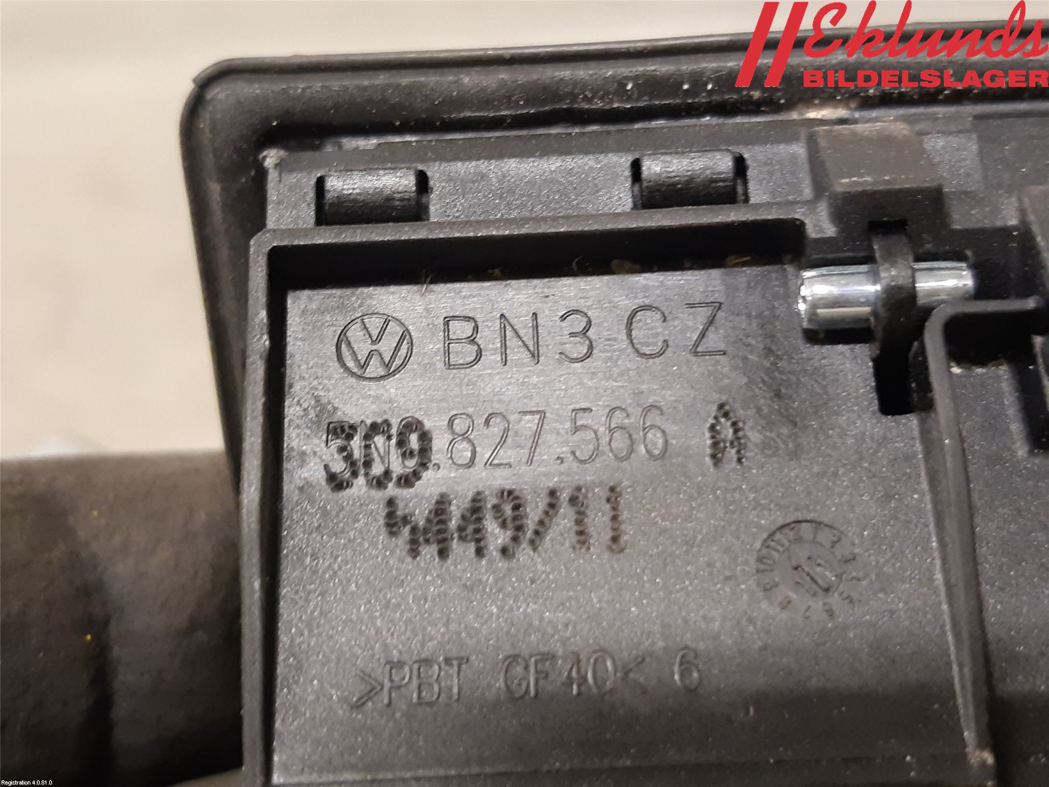 Volkswagen VW PASSAT 11-14 Bakluckehandtag