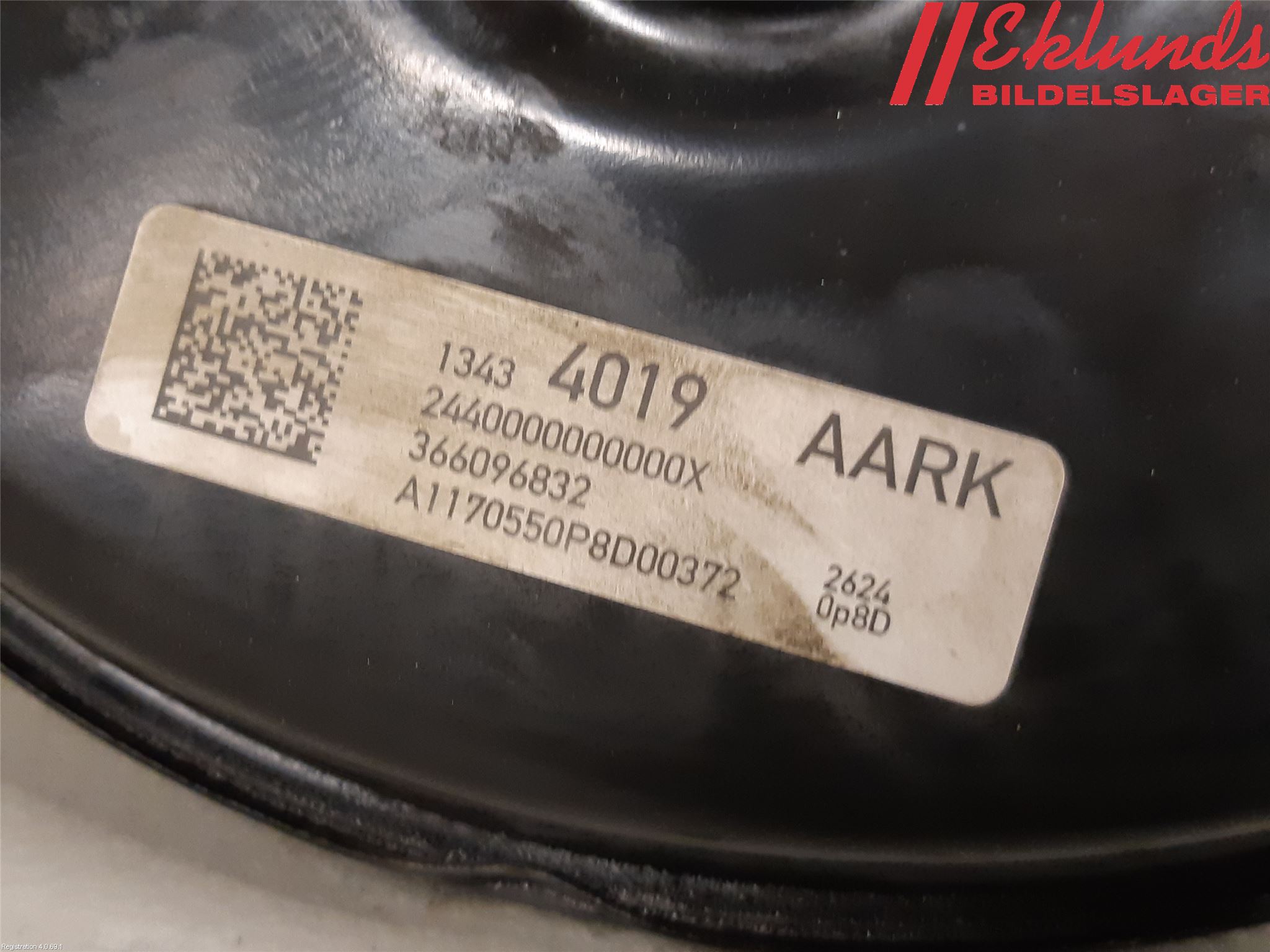 Opel ASTRA K 16-22 Bromsservo