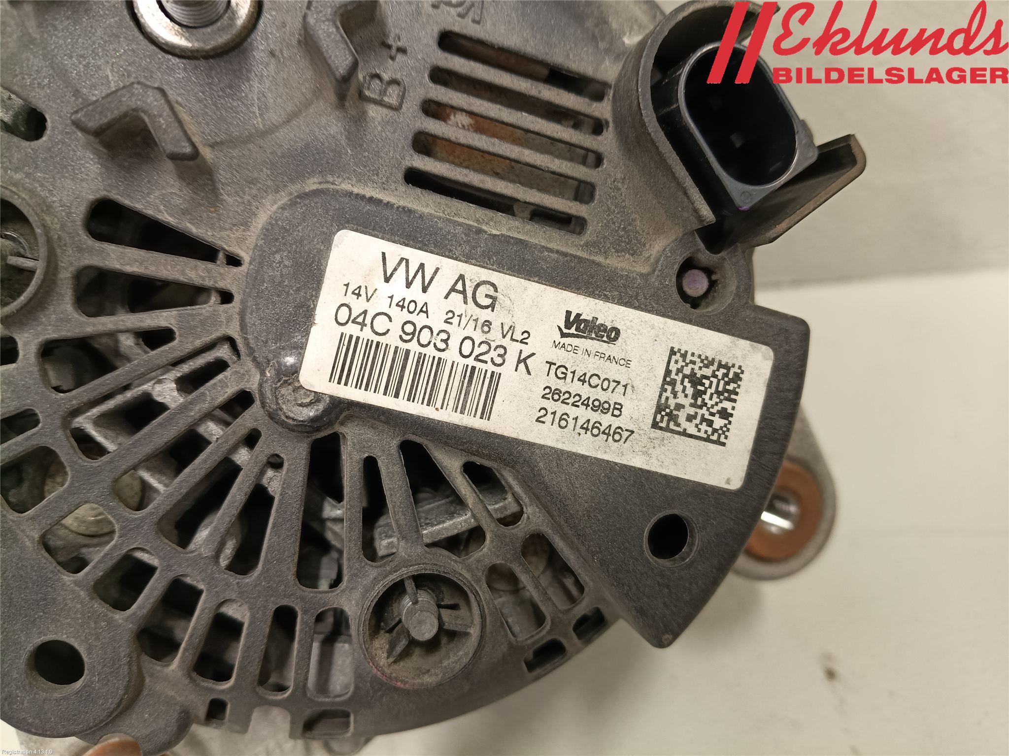 Volkswagen VW GOLF / E-GOLF VII 13-20 Generator