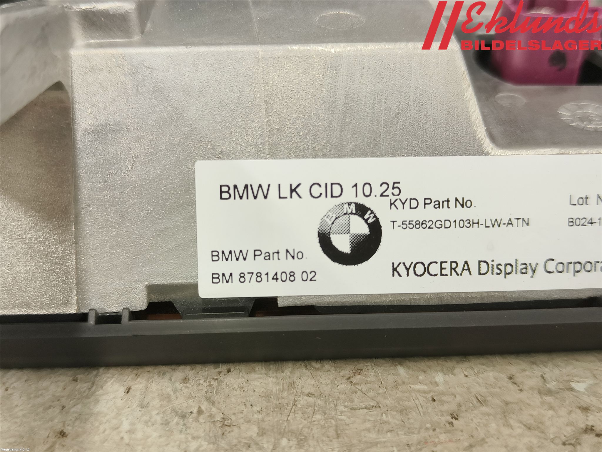 BMW 5 G30/G31/F90 17-23 Bildskärm