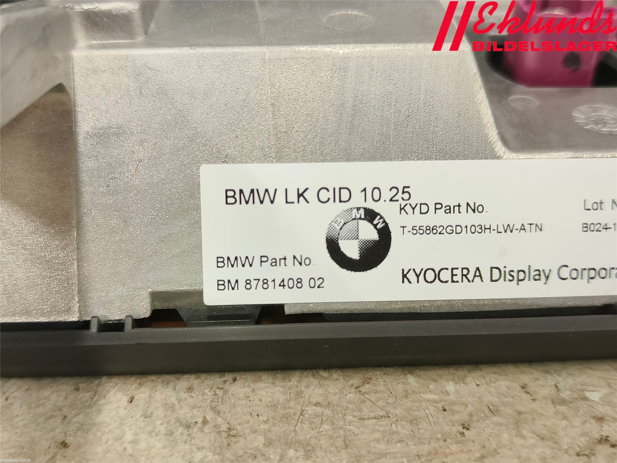 BMW 5 G30/G31/F90 17-23 Bildskärm