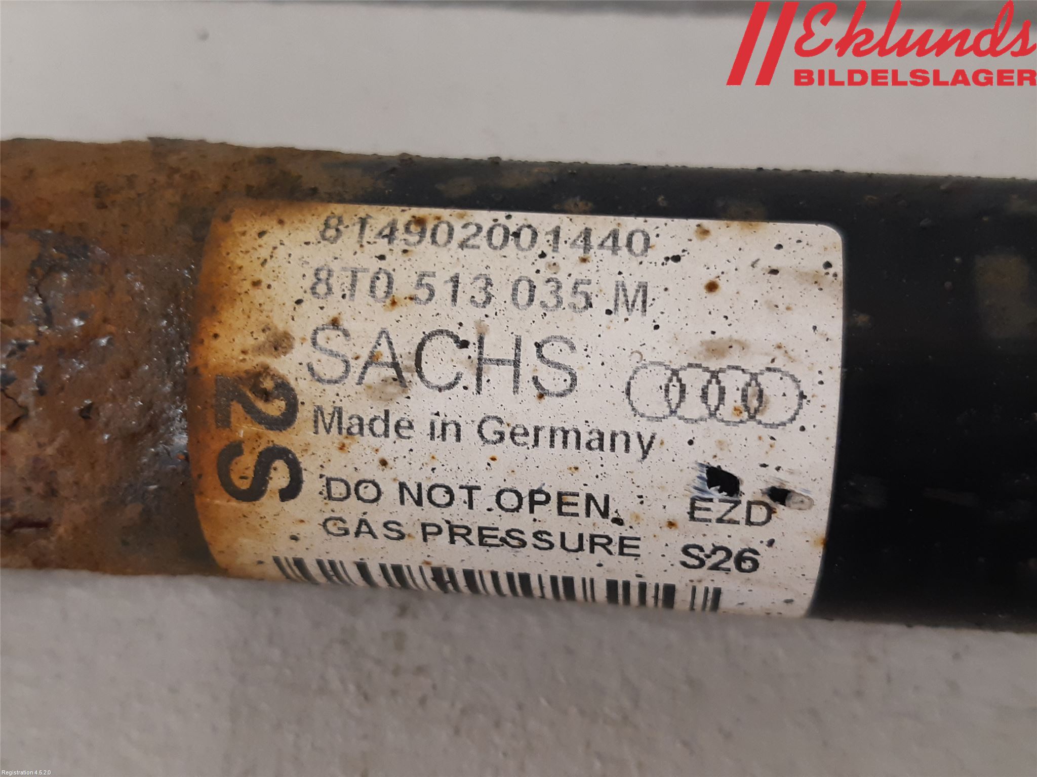 Audi A4/S4 08-11 Stötdämpare Bak