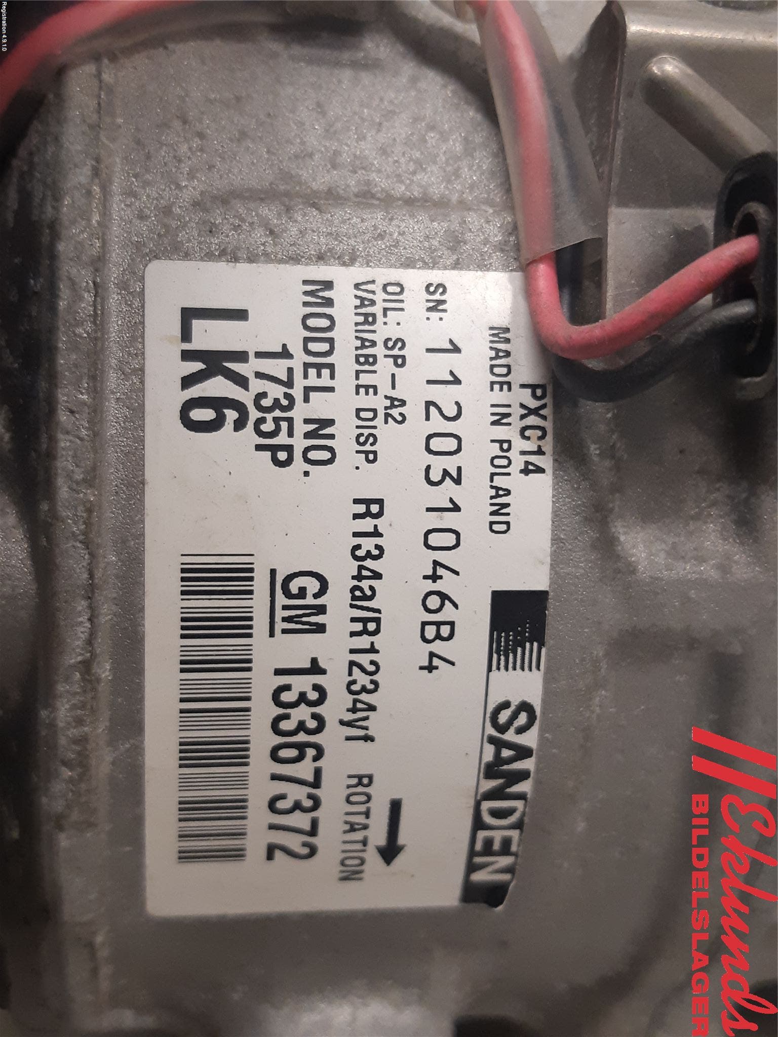 Opel ASTRA K 16-22 Ac Kompressor