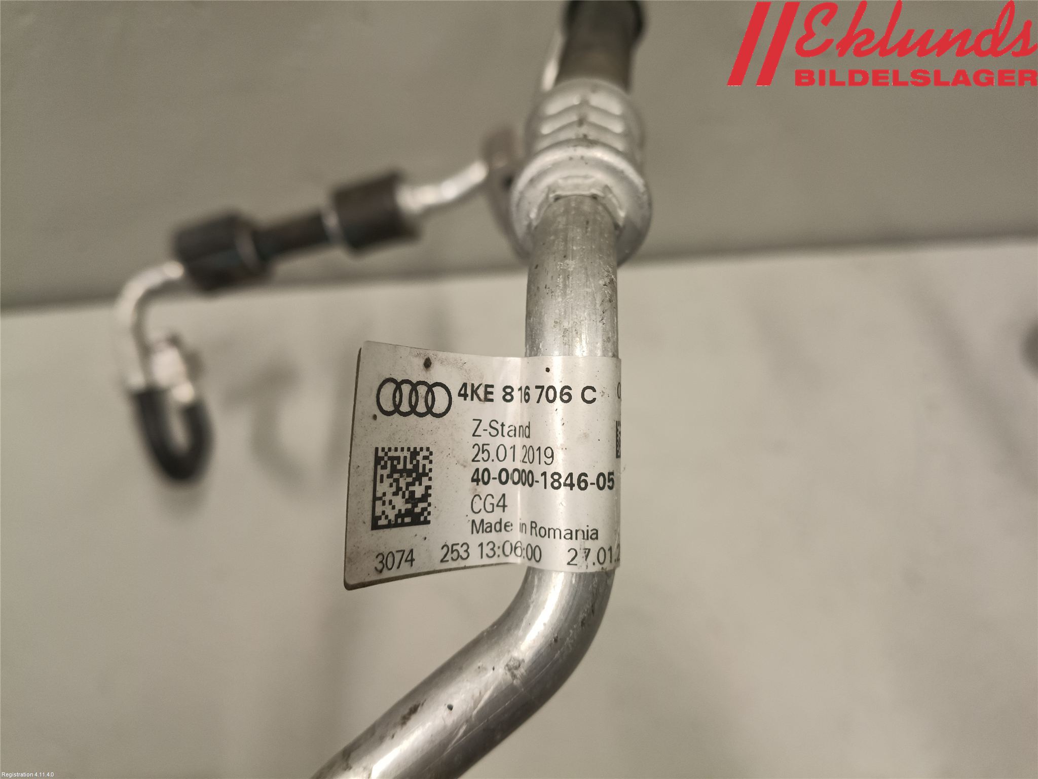 Audi E-TRON, S GE 19- Ac Slang-Rör