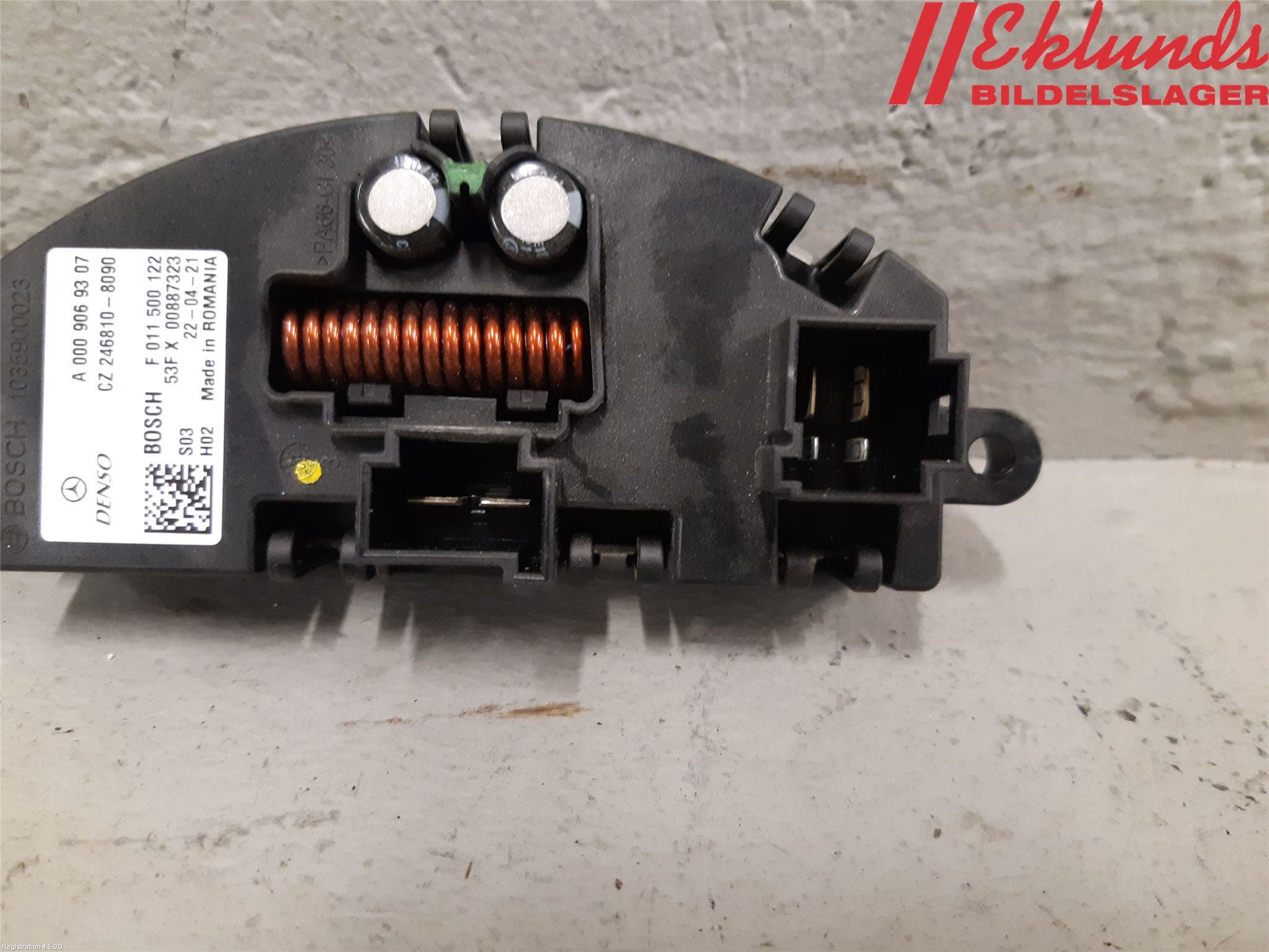 Mercedes-Benz MB SPRINTER (W907/W910) 19- Värmefläktsmotstånd