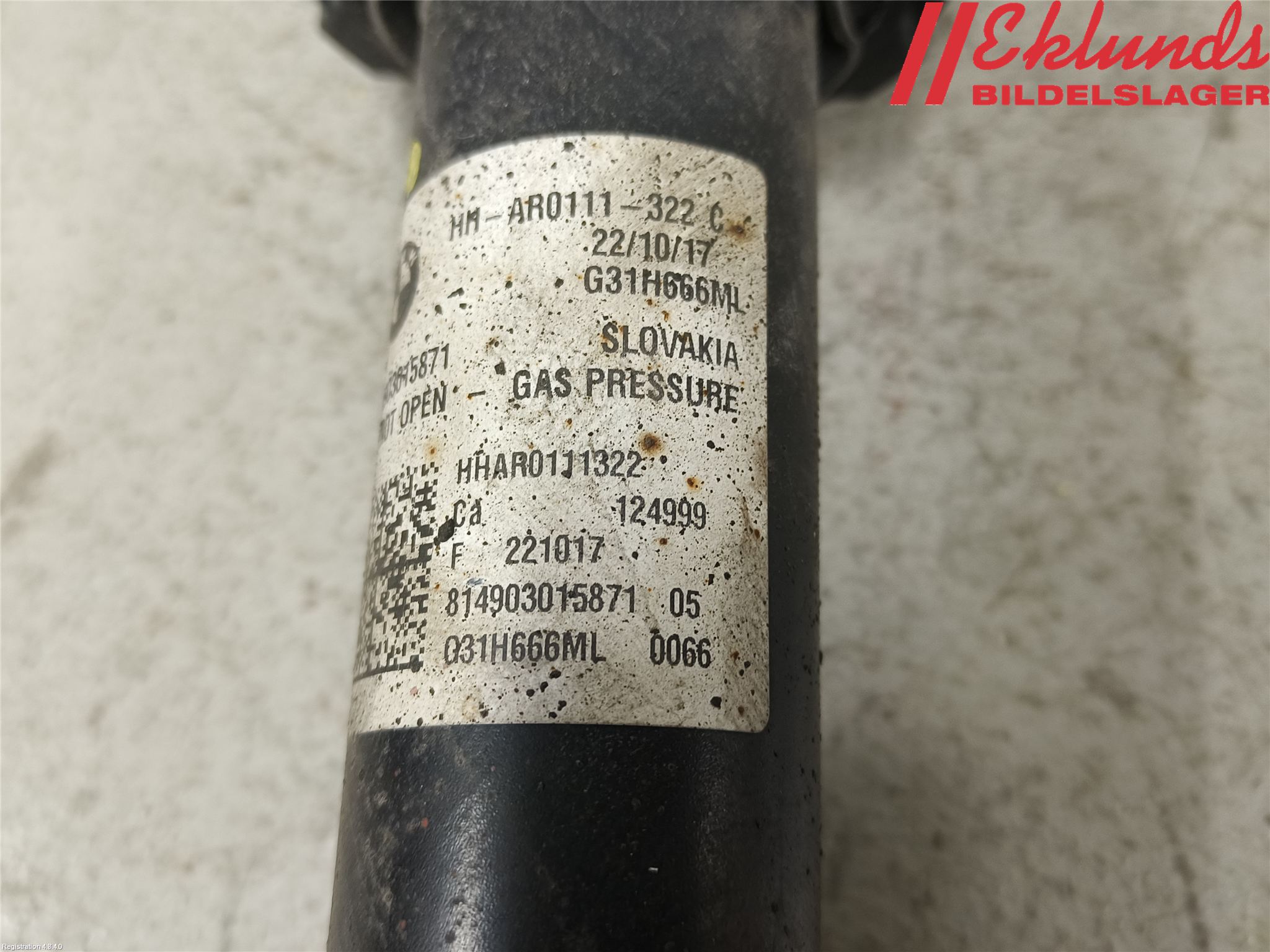 BMW 5 G30/G31/F90 17-23 Nivå-Luftfjädring Bälg
