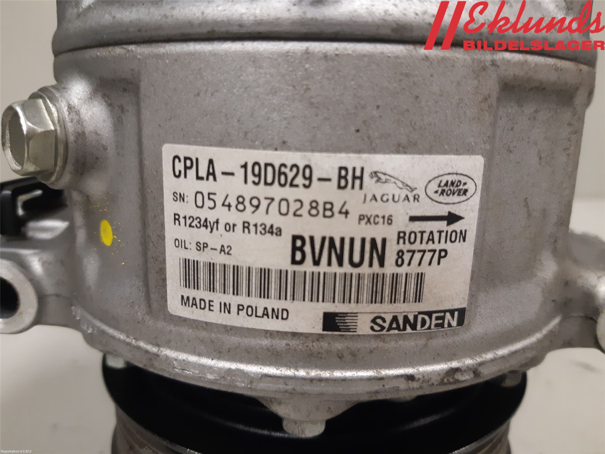 Landrover RANGE ROVER (L405) 13-21 Ac Kompressor