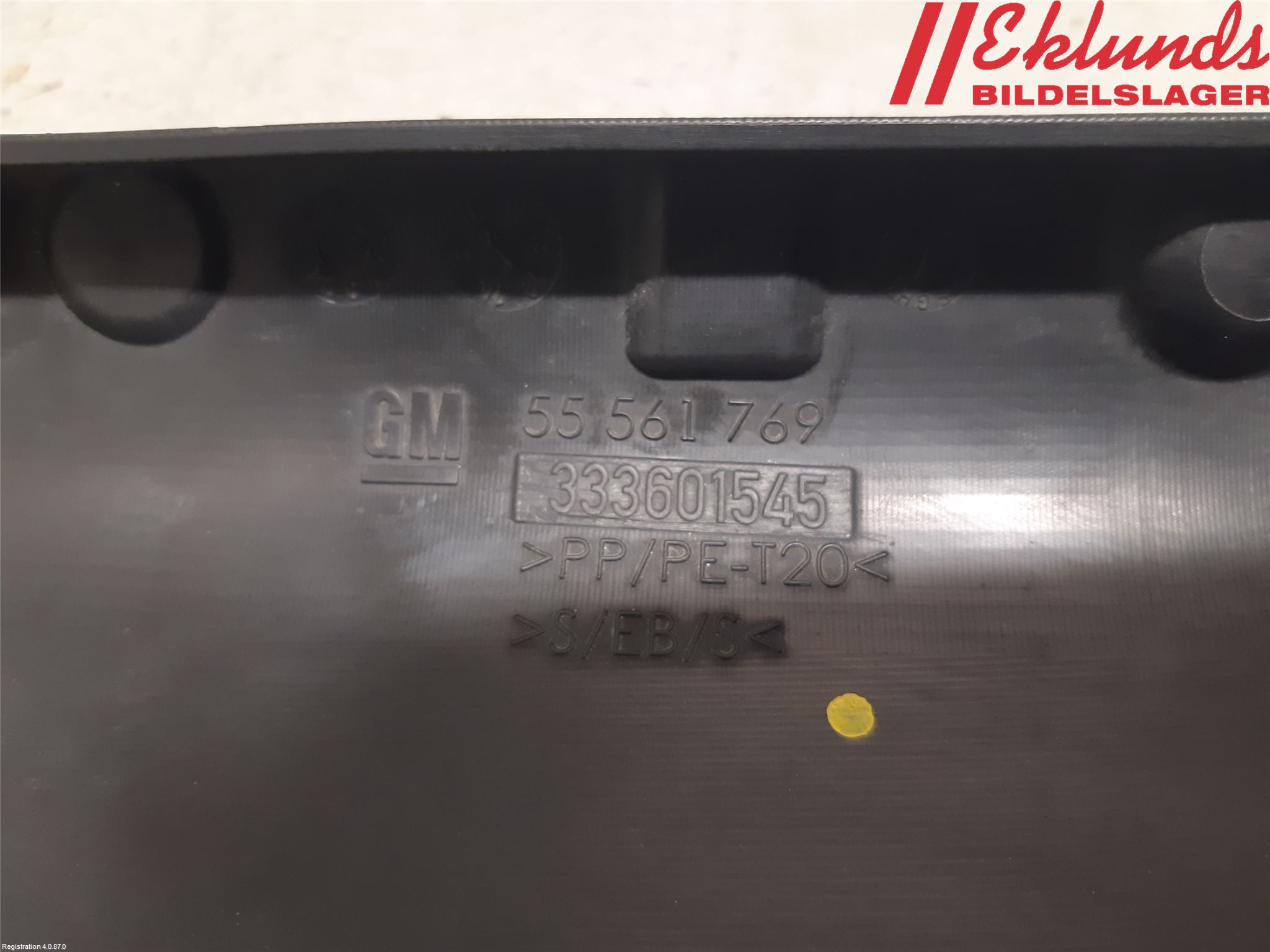 Opel INSIGNIA 09-16 Deflektor Plåt-Plast Kylning