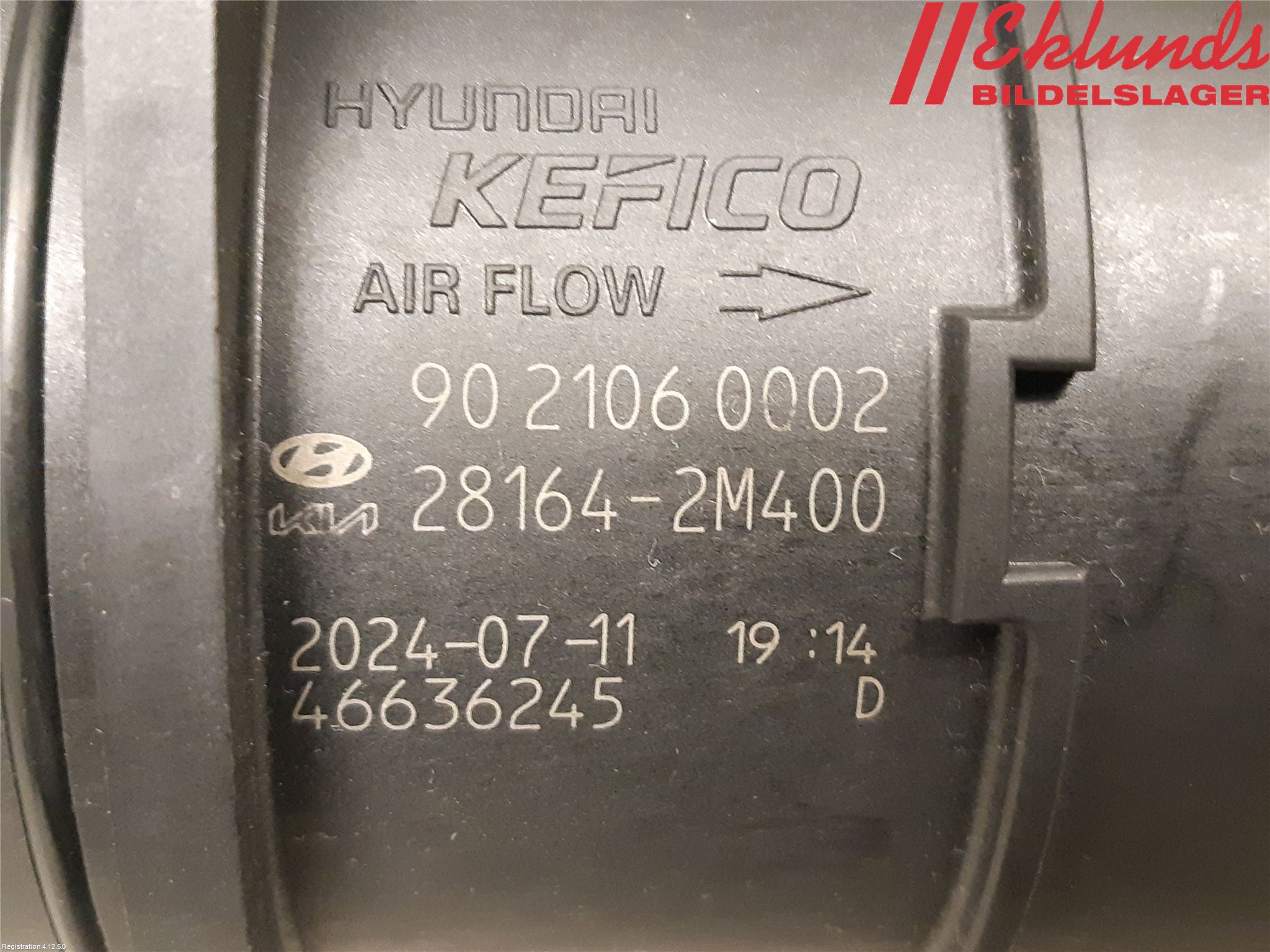 Hyundai TUCSON 05- Injluftmassamätare