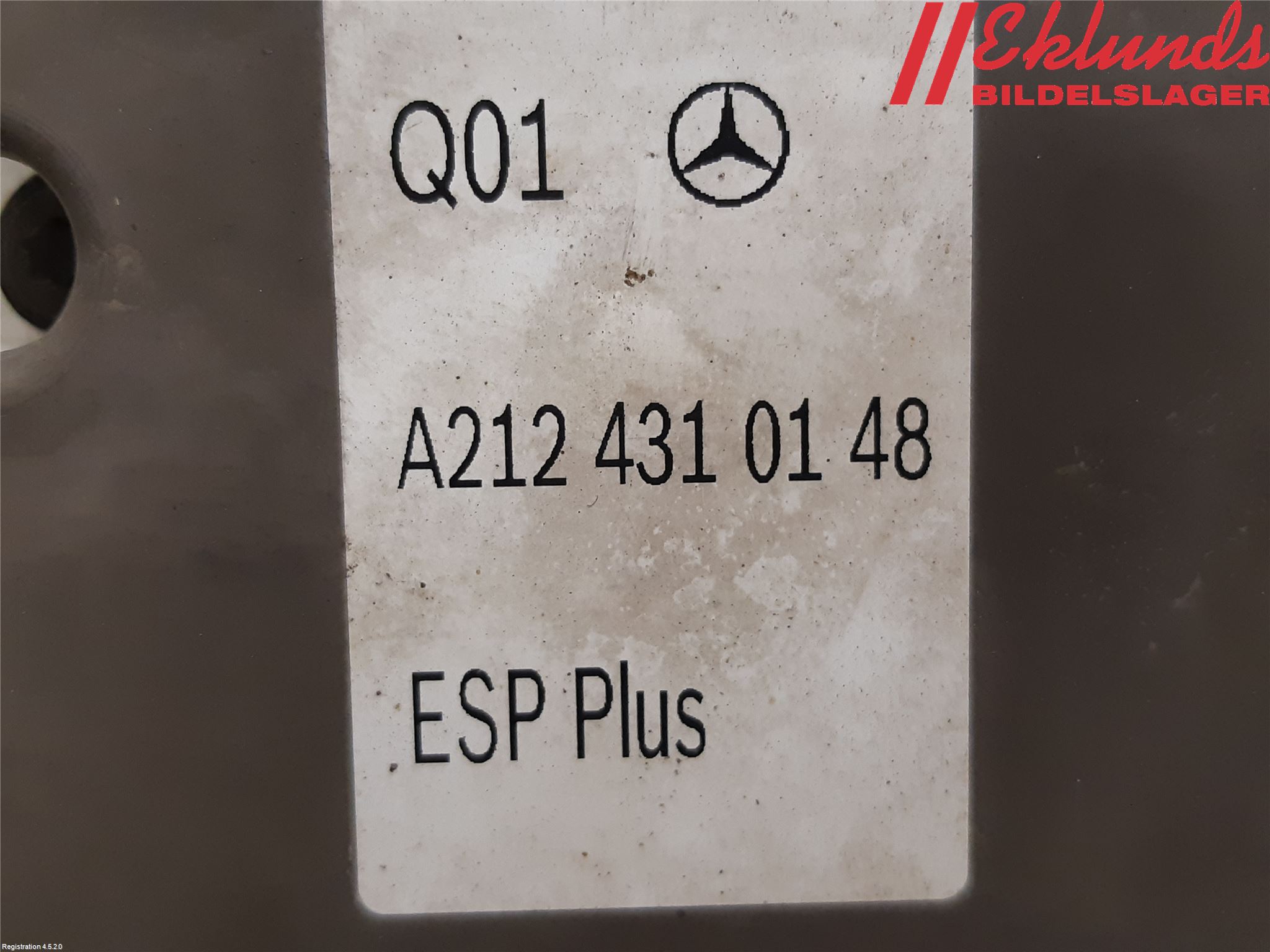Mercedes-Benz MB E-KLASS (W212) 09-16 Abs Hydraulaggregat