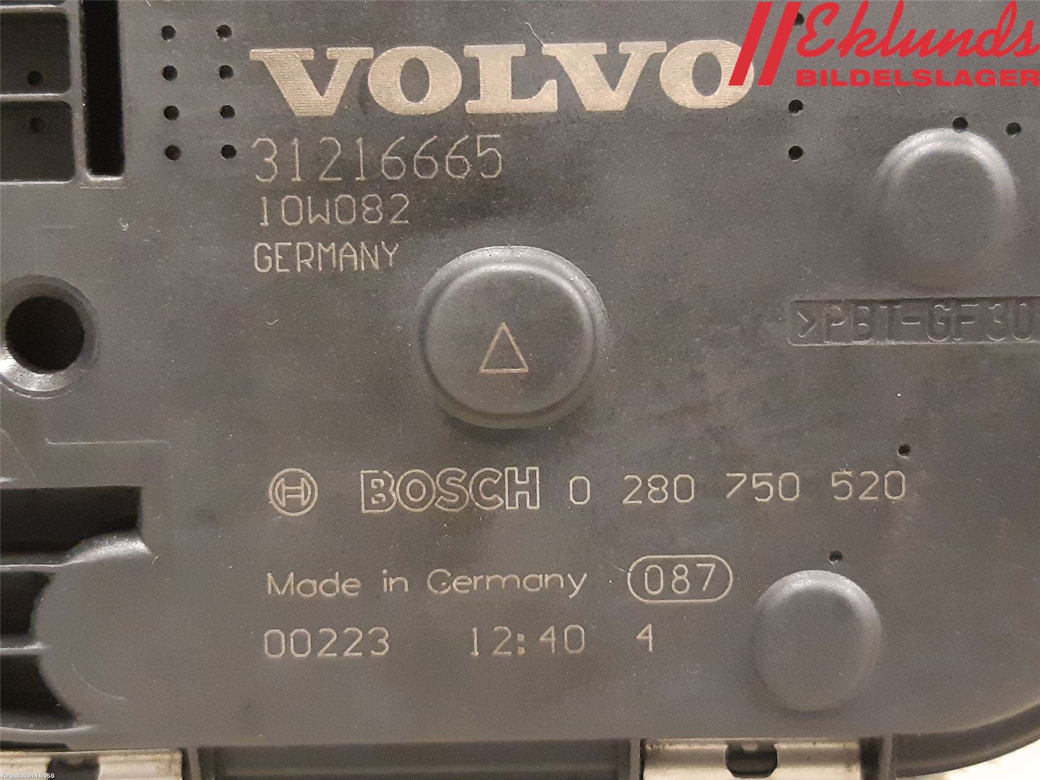 Volvo XC60 09-13 Injspjällhus