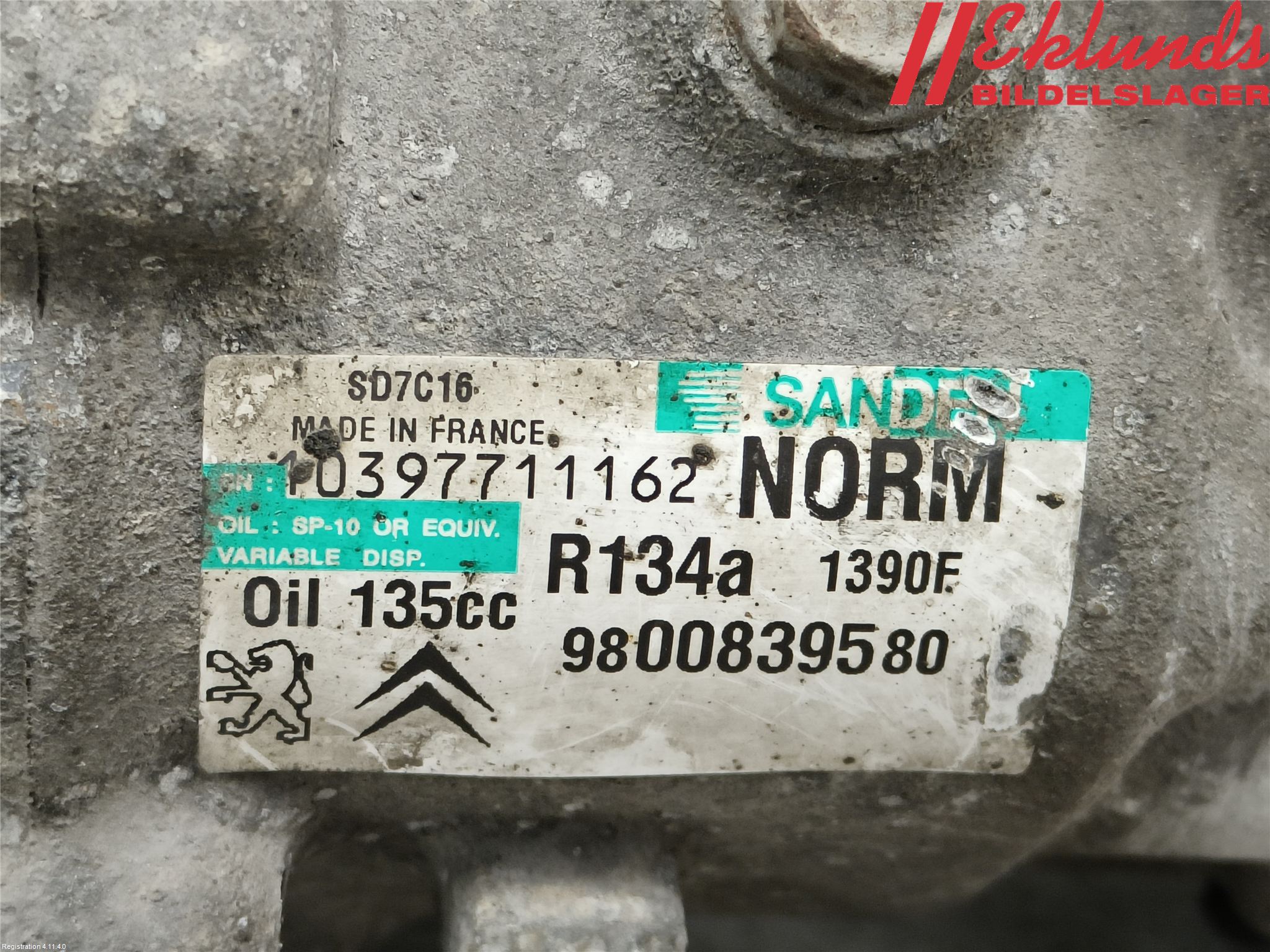 Peugeot 308 08-13 Ac Kompressor