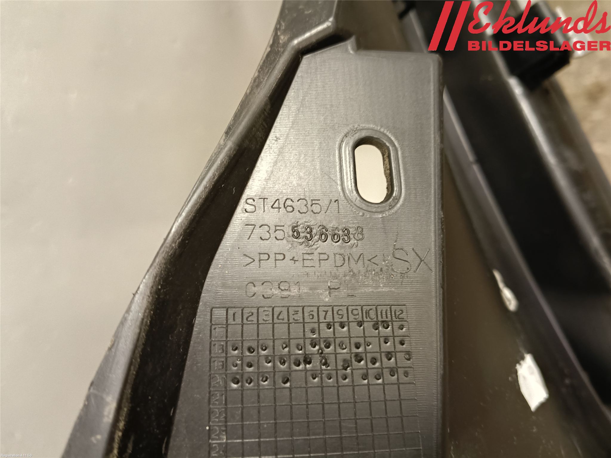 Fiat 500 07- Torpedplåt-Torpedplast