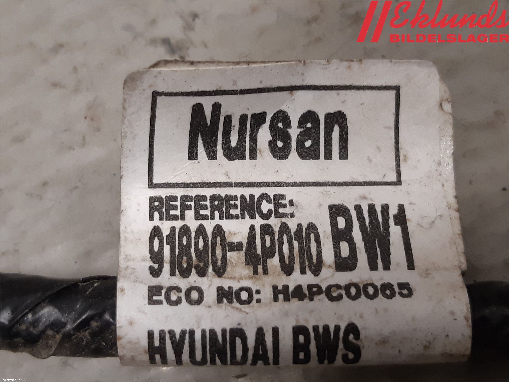 Hyundai i20 PB 09-14 Kabelhärva