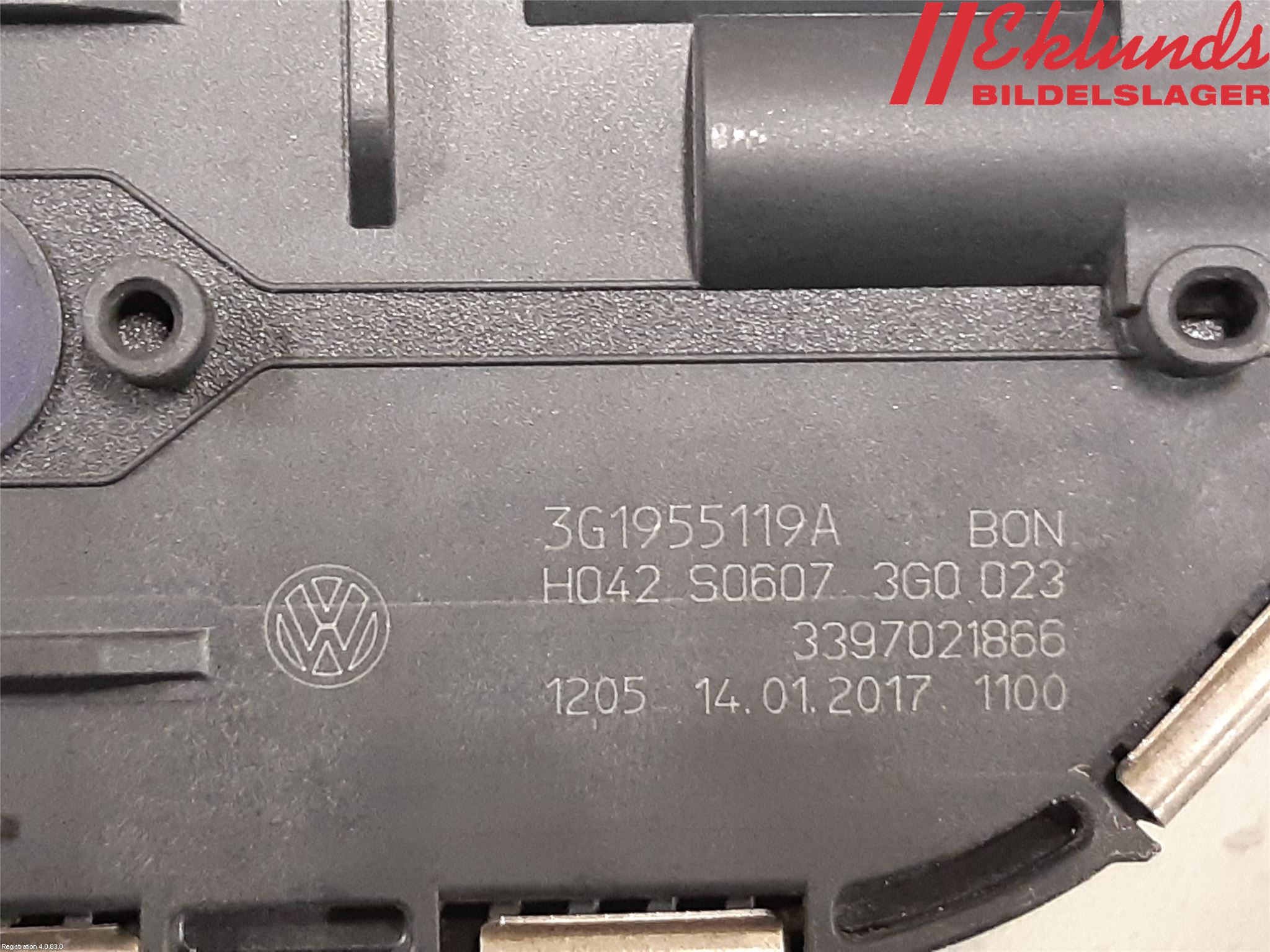 Volkswagen VW PASSAT 15-19 Torkarmotor Vindruta