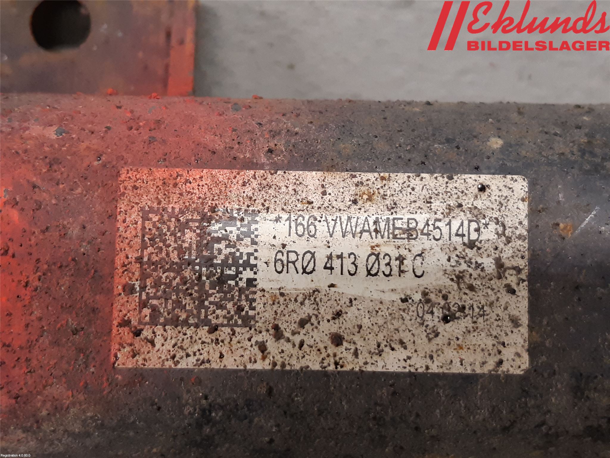 Volkswagen VW POLO 10-17 Fjäderben Fram Vänster