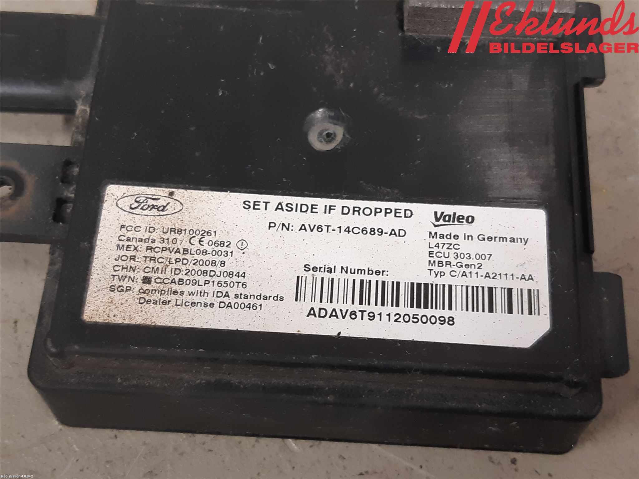 Ford FOCUS 11-14 Sensor Aktivt Kollisionsskydd