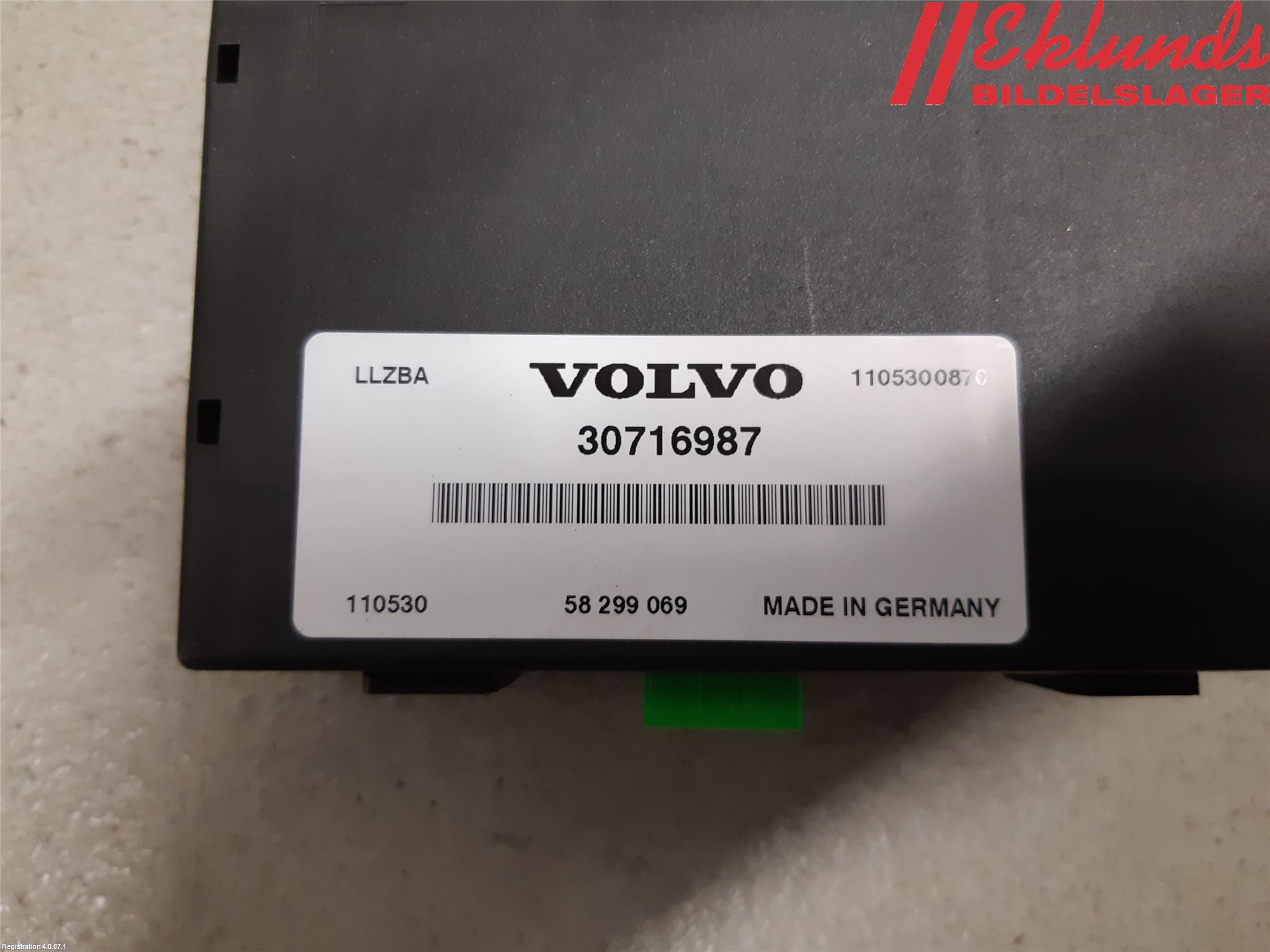 Volvo V70 08-13 Styrenhet Dragkrok