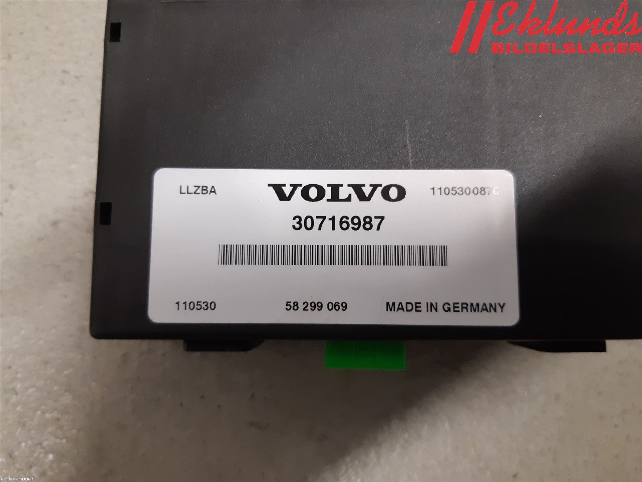 Volvo V70 08-13 Styrenhet Dragkrok