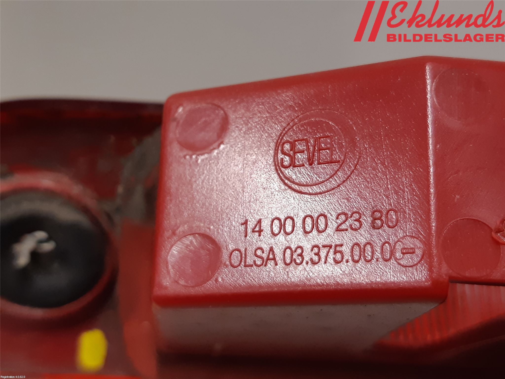 Fiat SCUDO 07-16 Bromsljus Bakruta