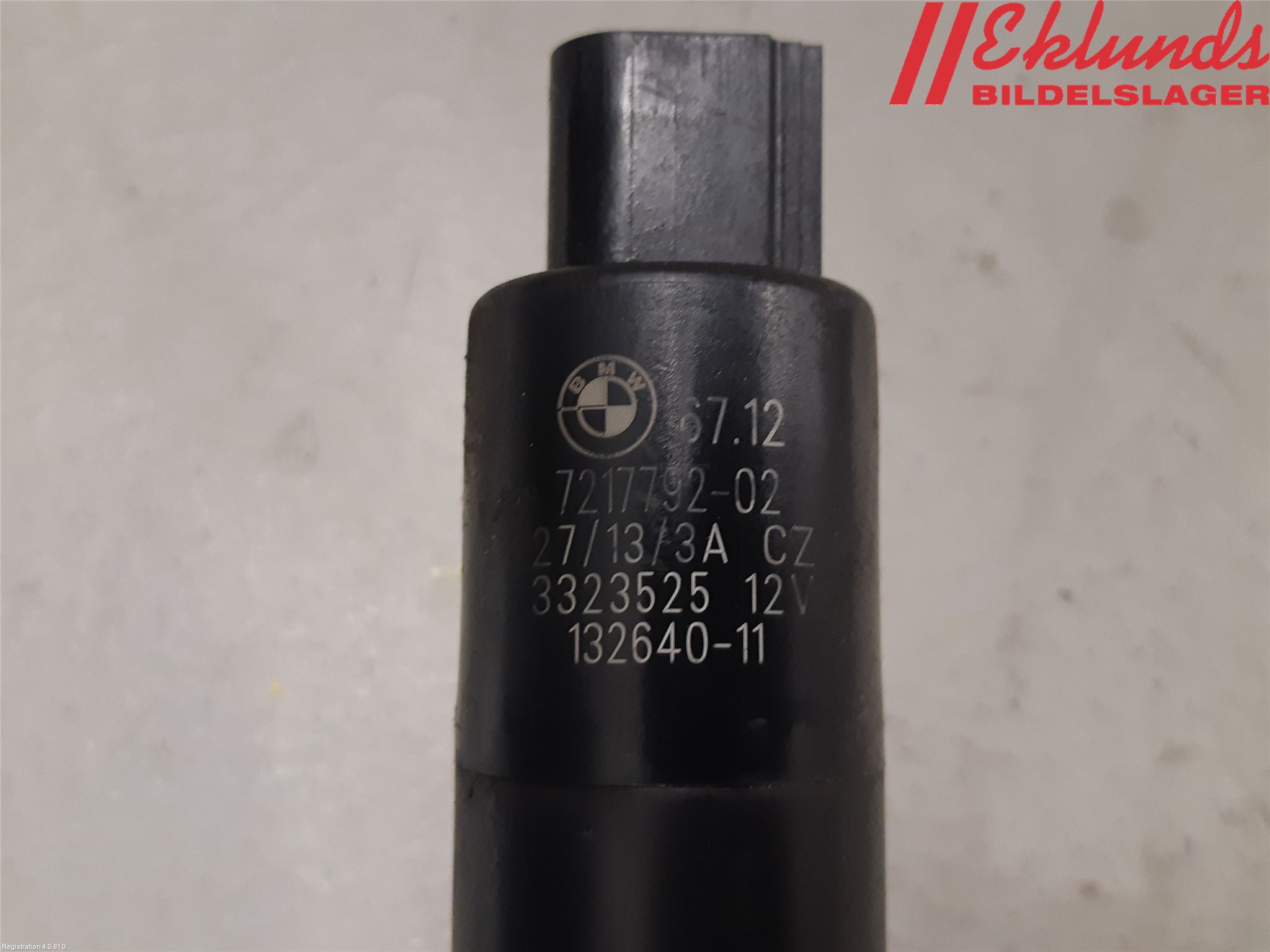 BMW 3 F30/F31/F80 12-19 Spolarpump Högtryck