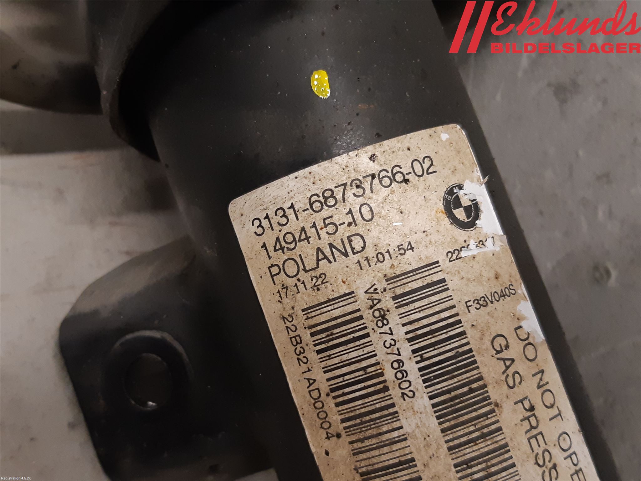 BMW 4 F32/F33/F82/F83 13-20 Fjäderben Fram Höger