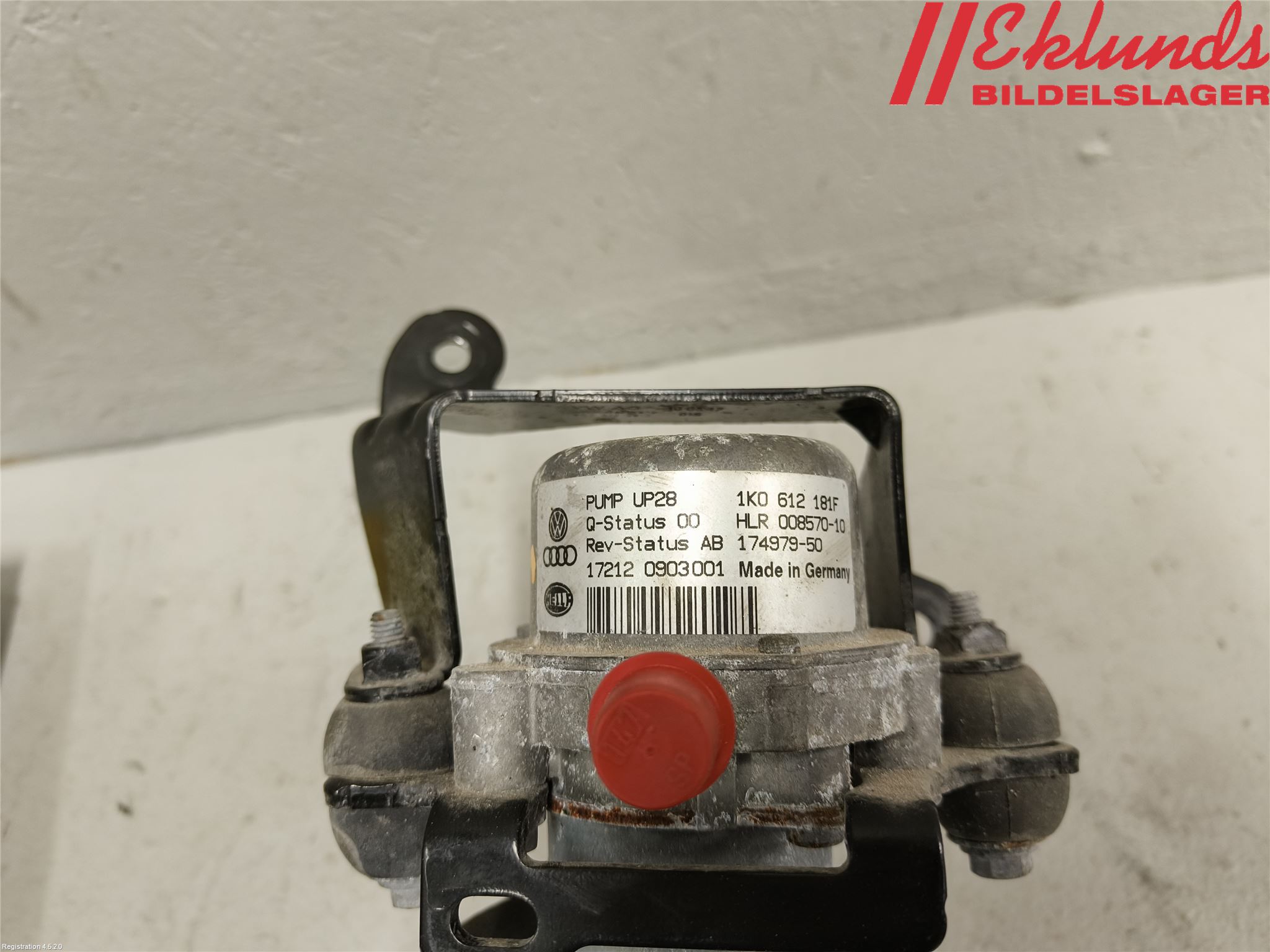Volkswagen VW GOLF / E-GOLF VII 13-20 Vakuumpump