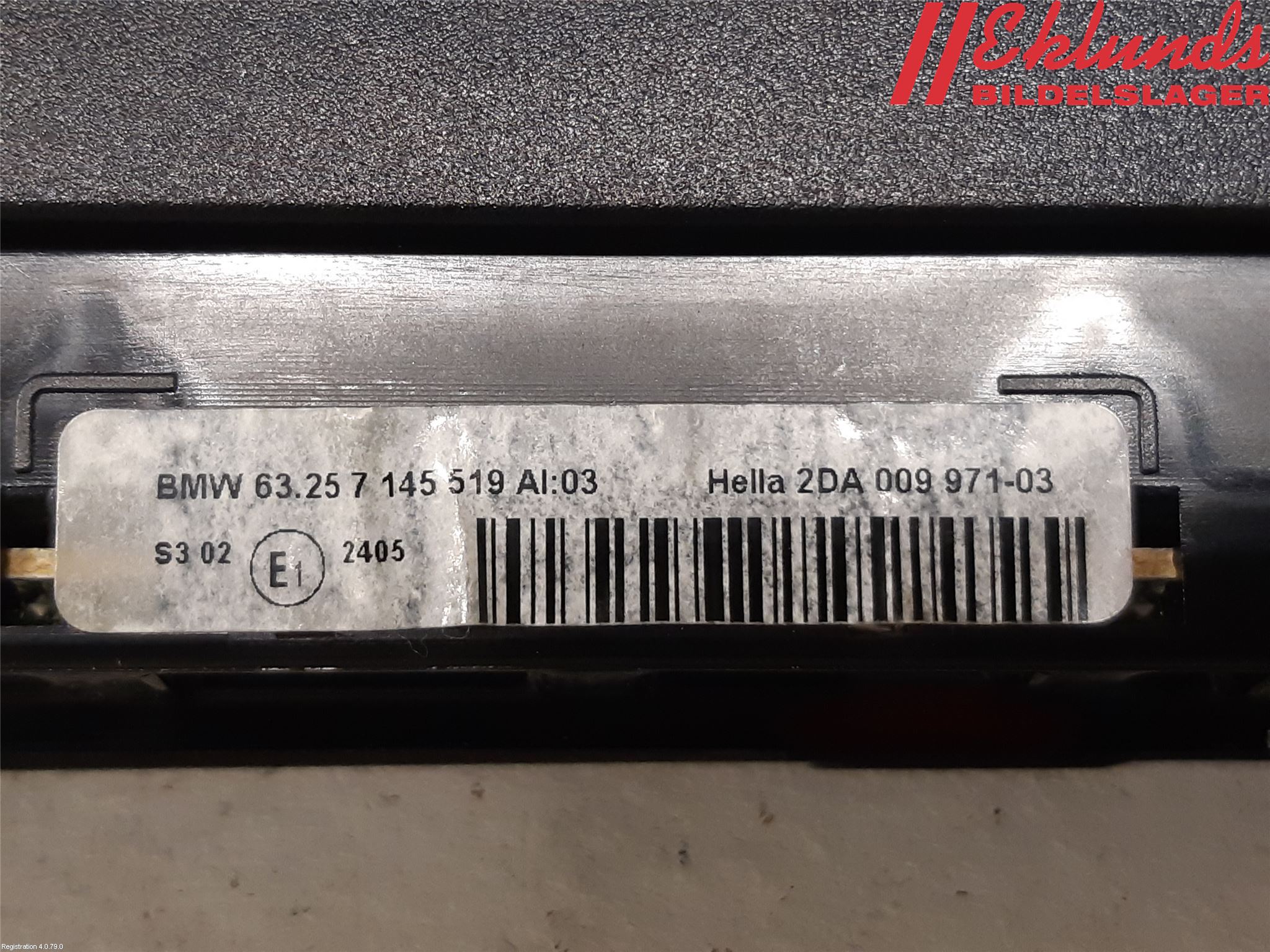 BMW 3 E90/91 SED/TOU 05-12 Bromsljus Bakruta