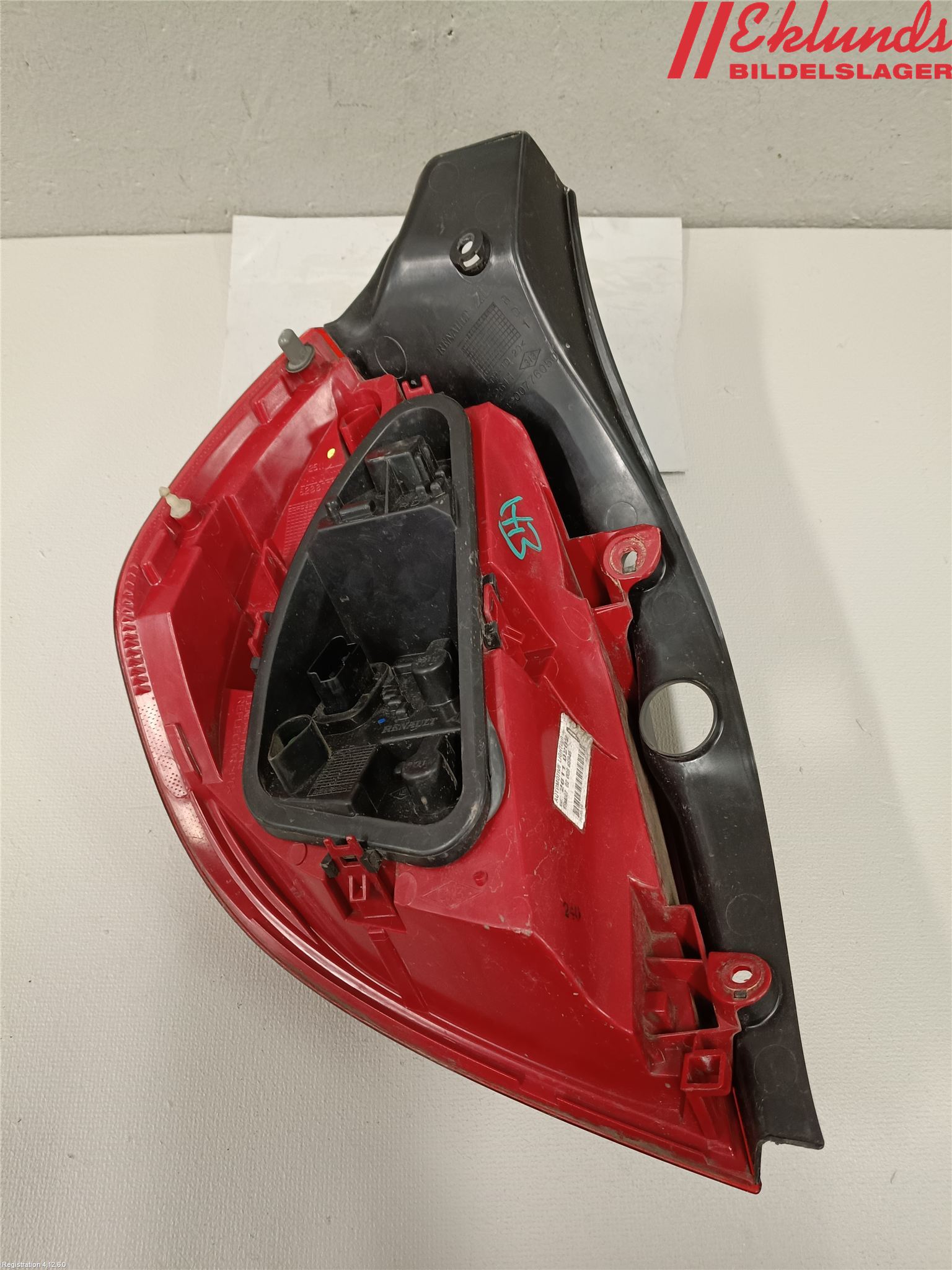 Renault CLIO III  06-09 Bakljus Höger