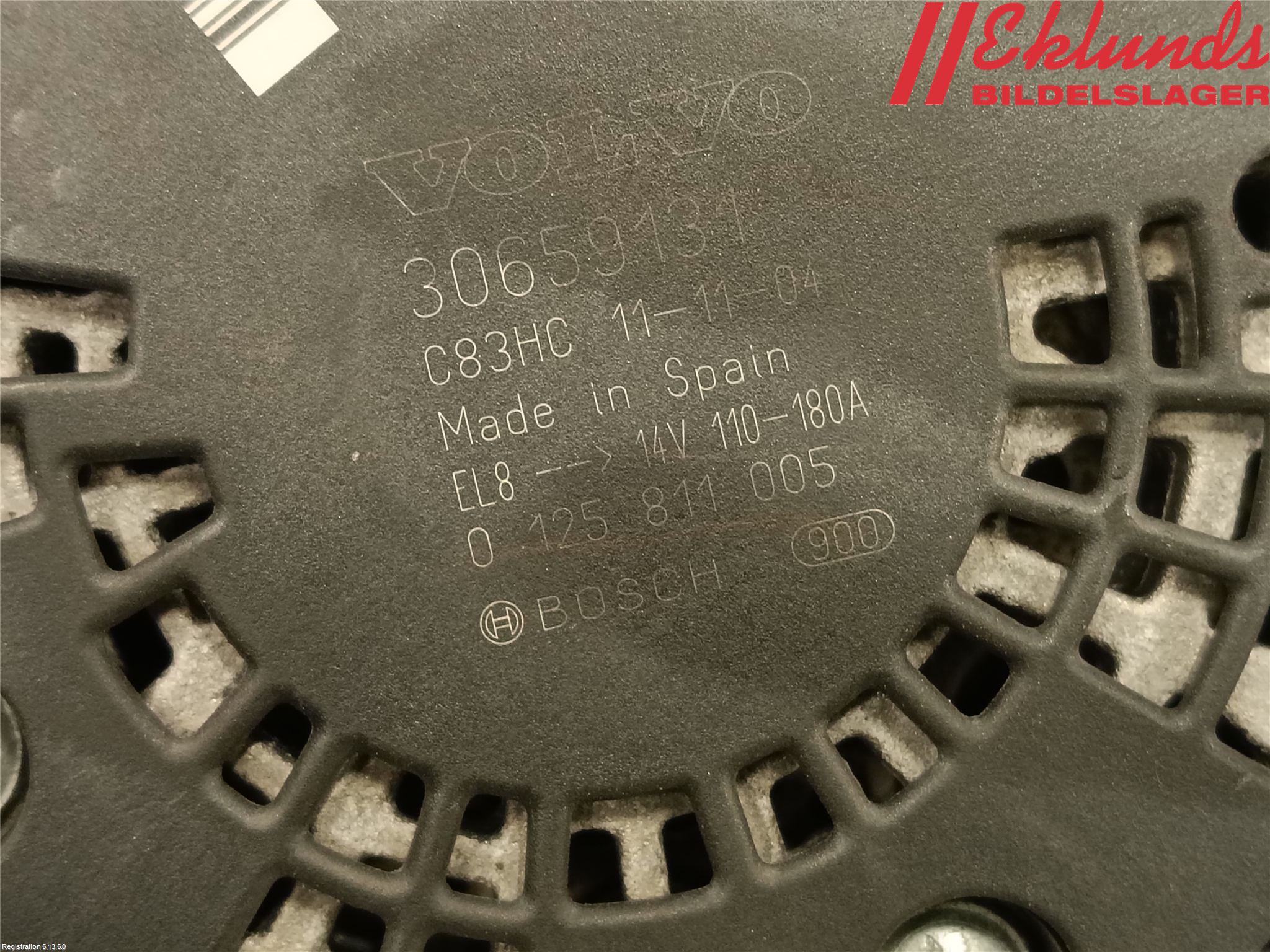 Volvo XC70 08-13 Generator