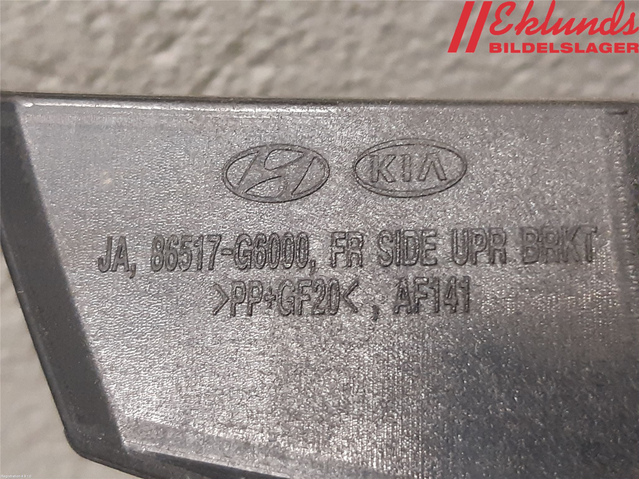 Kia PICANTO 17- Stötfångarfäste Fram Vä