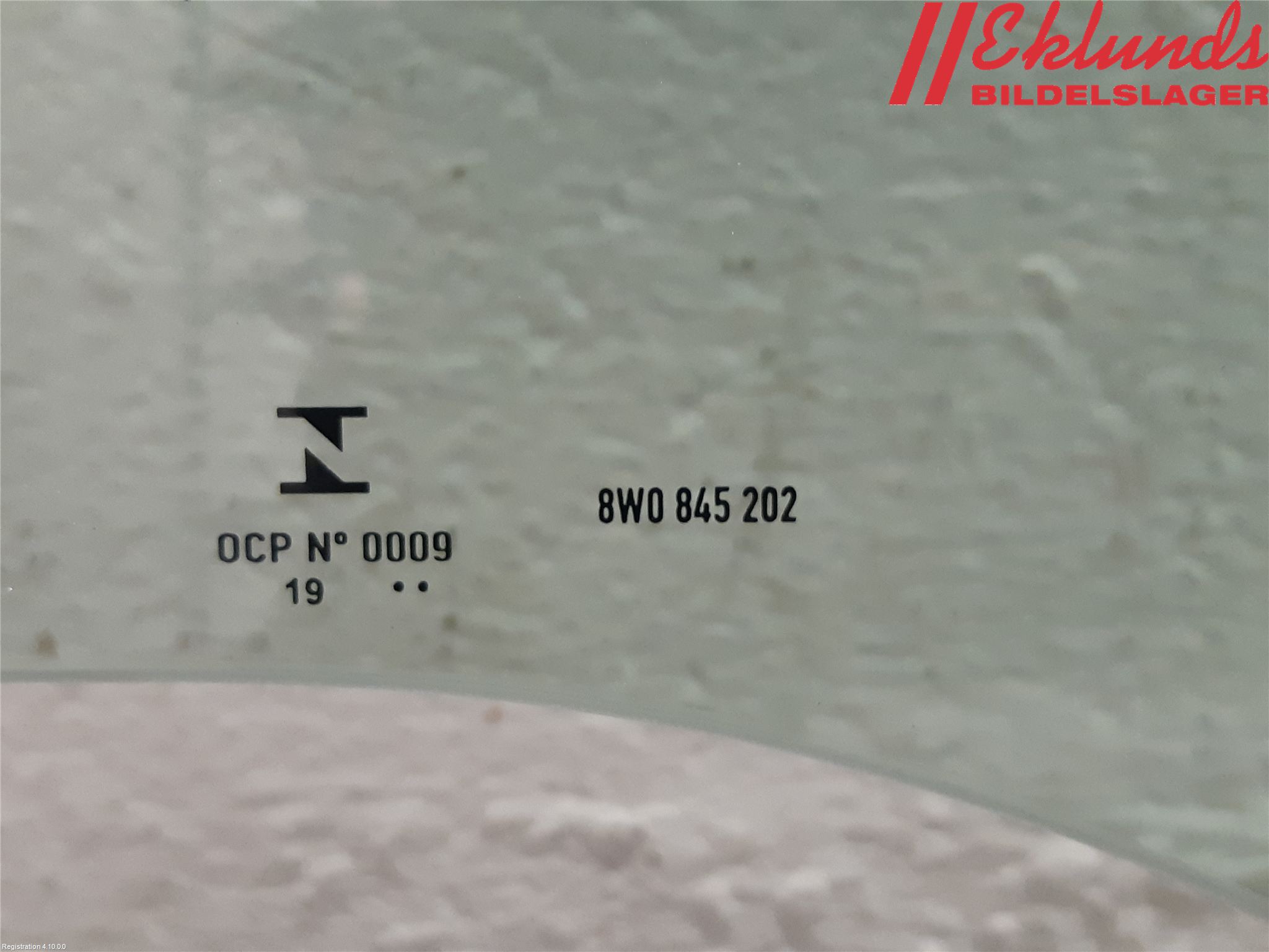 Audi A4/S4 B9 20- Dörruta Fram Höger