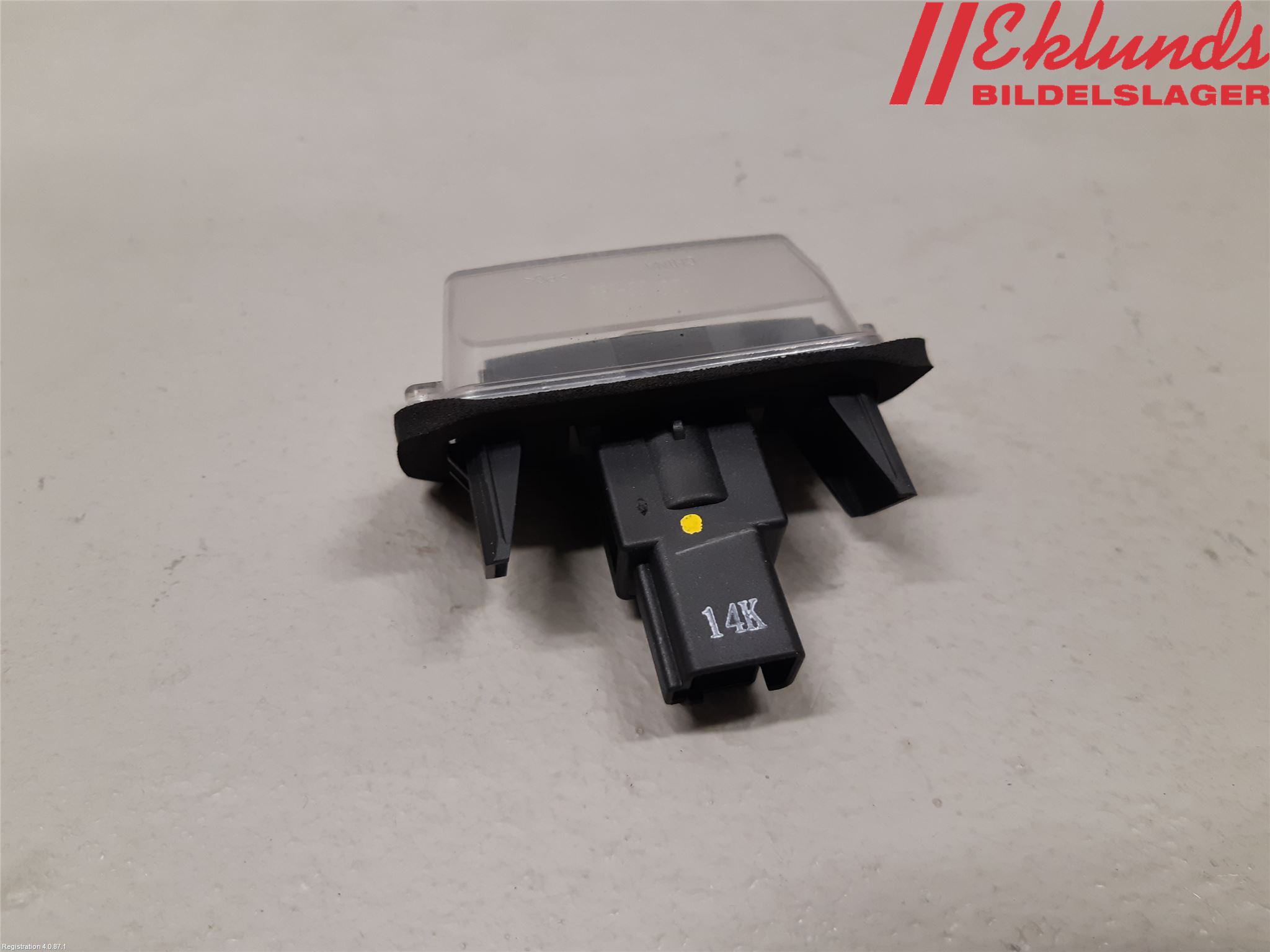 Toyota YARIS XP21 20- Skylt Belysning