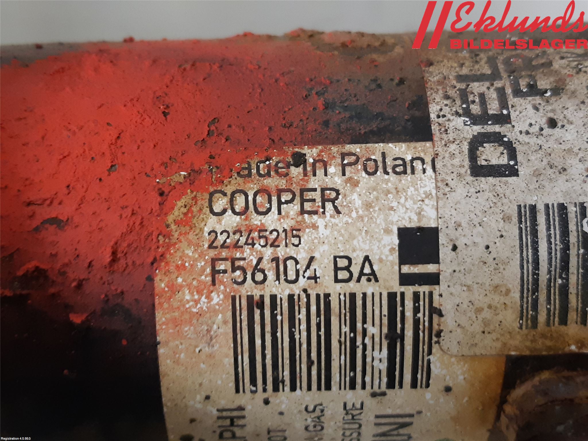 Mini COUPE R56 05-14 Fjäderben Fram Vänster