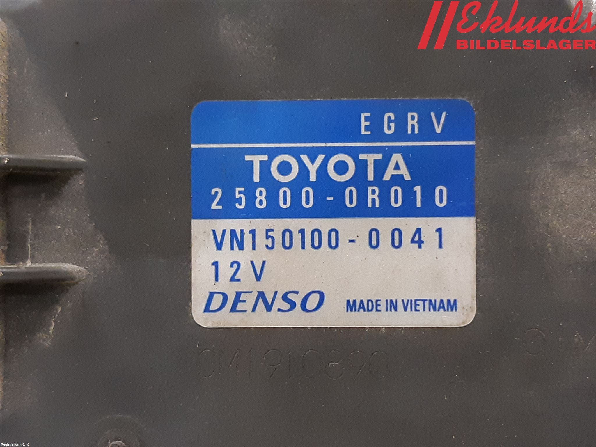 Toyota AVENSIS 09-15 Egr Ventil