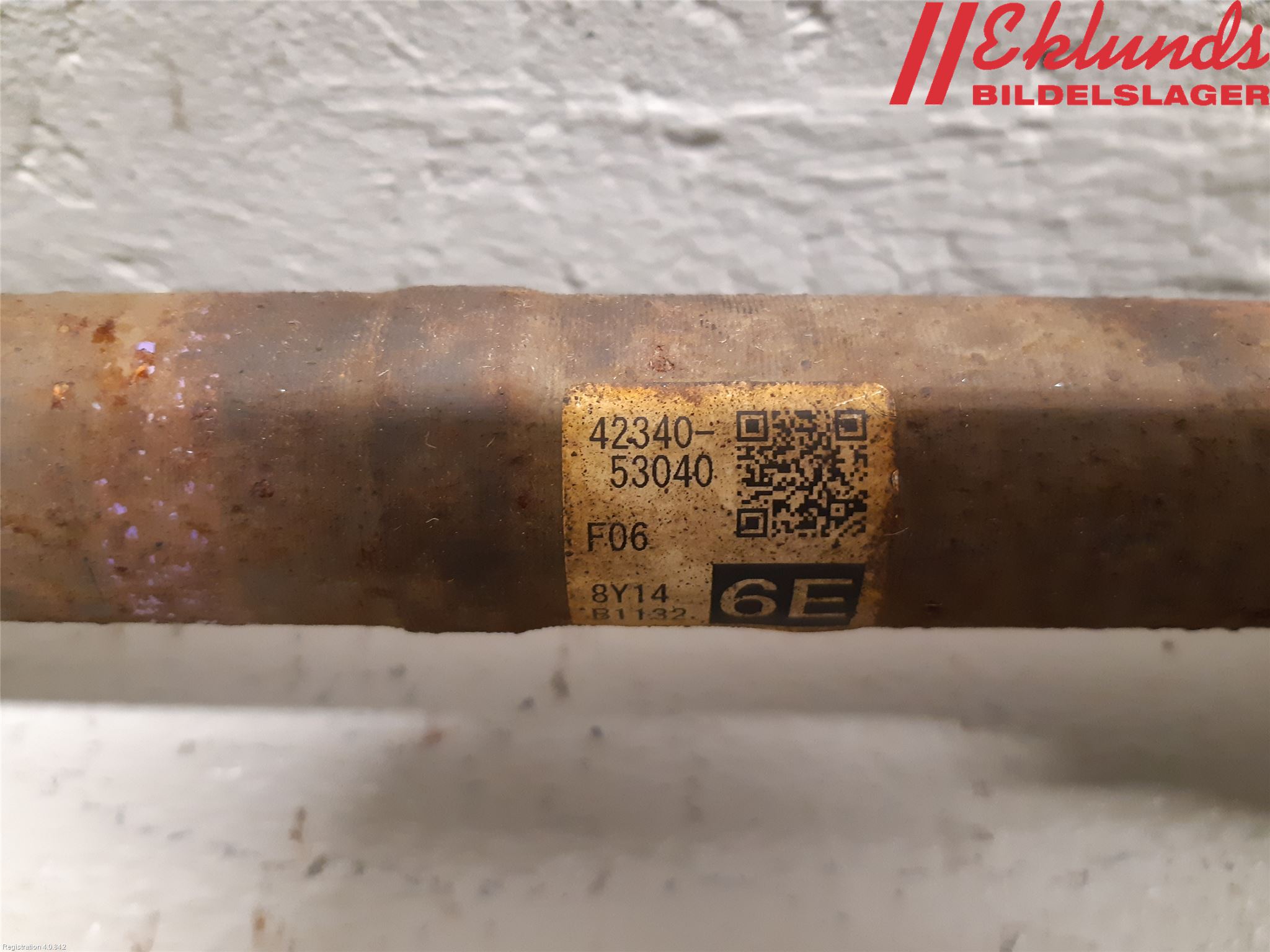 Lexus IS 250/350 14-20 Drivaxel Bak Vänster